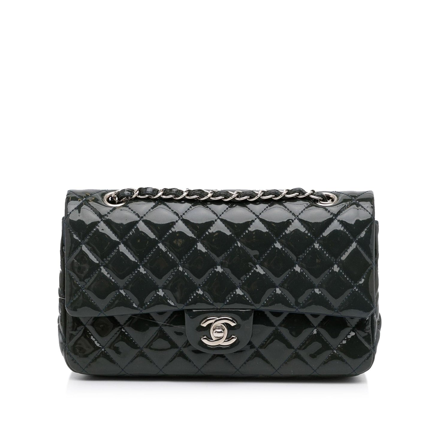 Chanel Classic Patent Double Flap SHG-jlBzLI Handbag