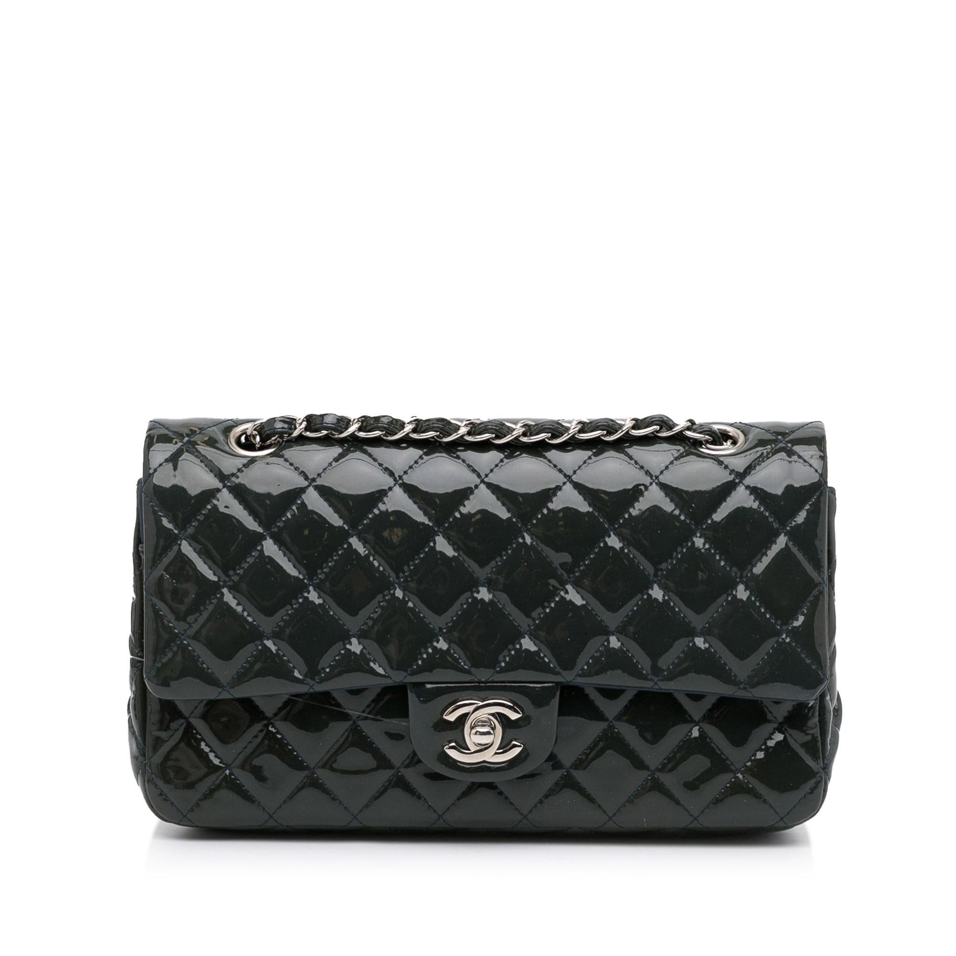 Chanel Classic Patent Double Flap SHG-jlBzLI Handbag