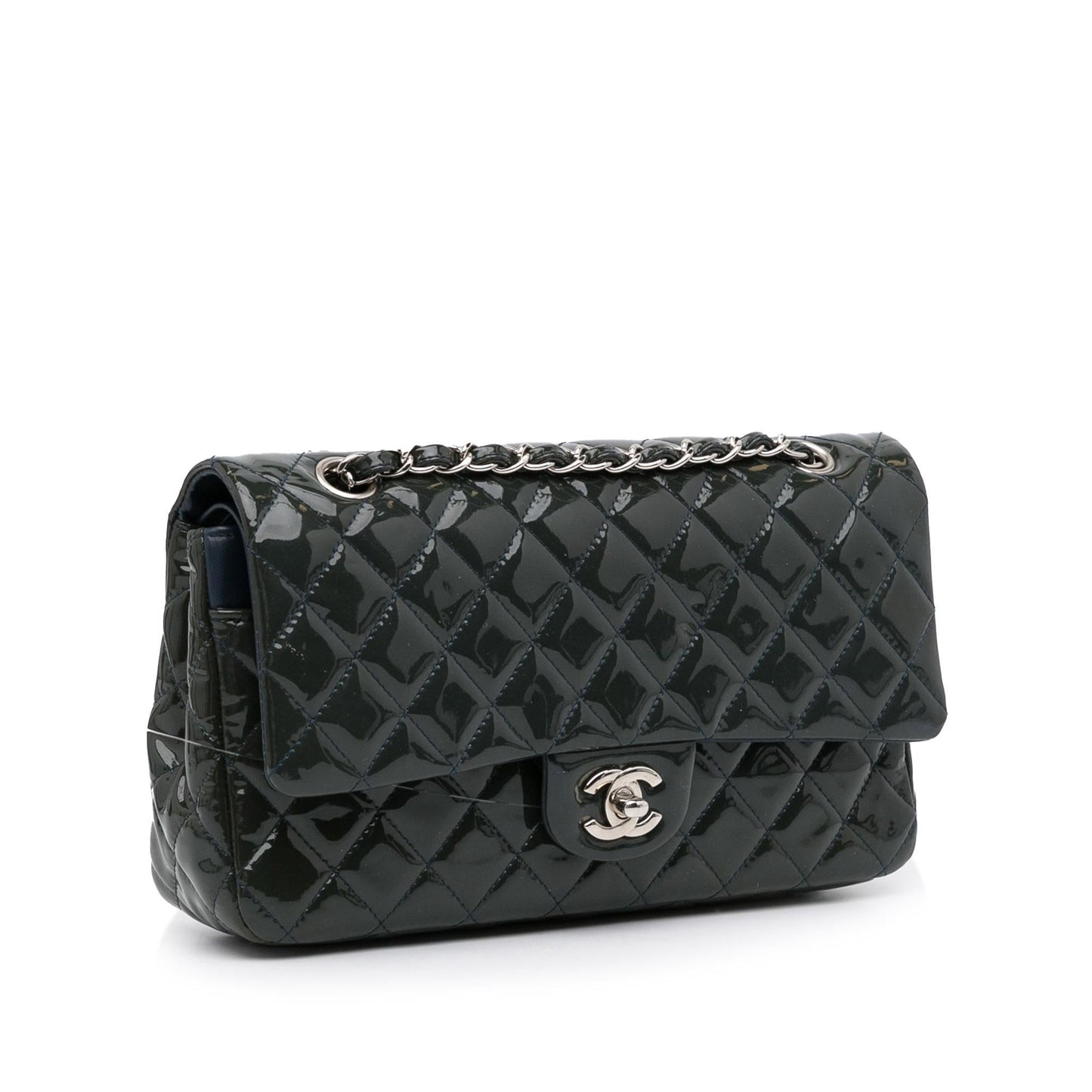 Chanel Classic Patent Double Flap SHG-jlBzLI Handbag