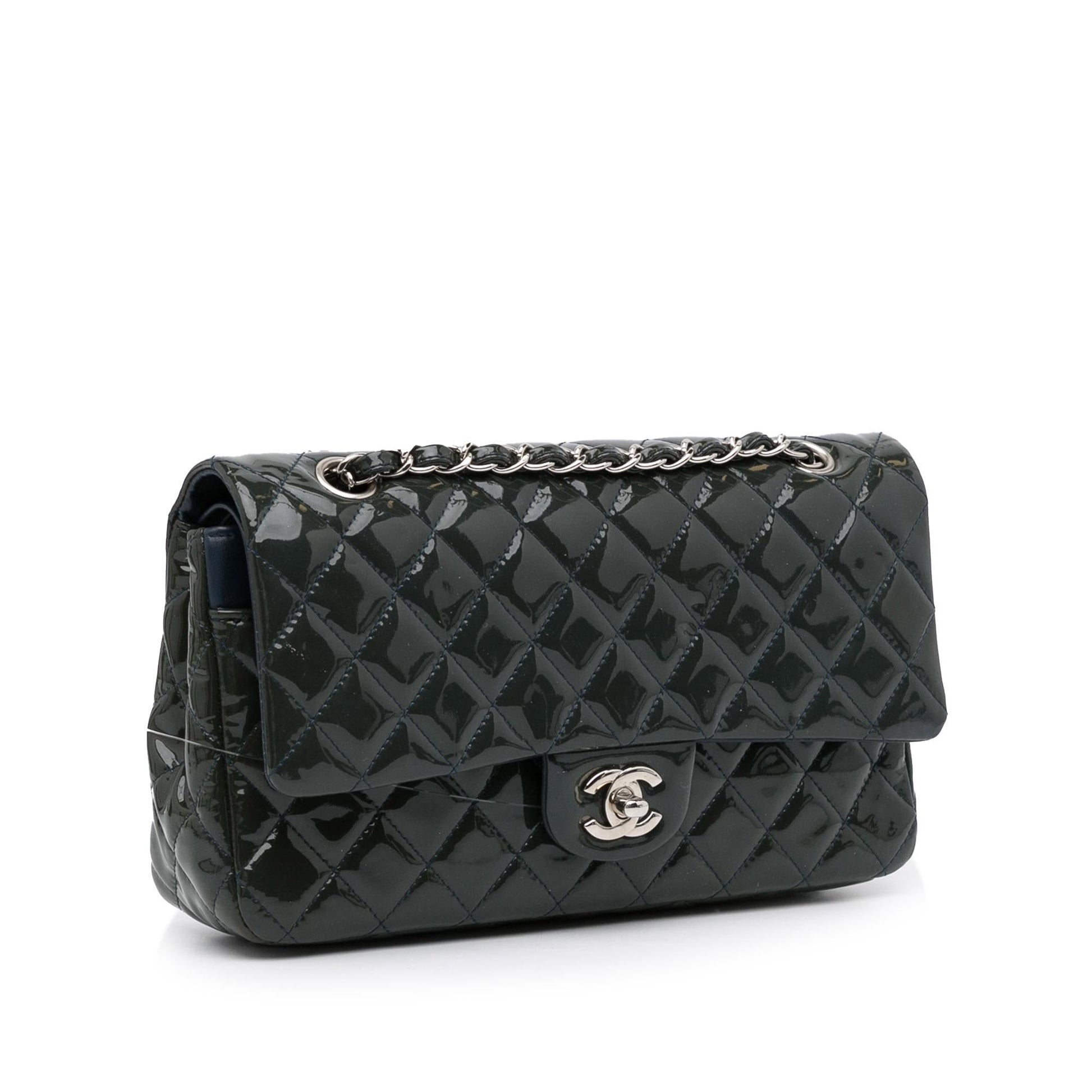 Chanel Classic Patent Double Flap SHG-jlBzLI Handbag