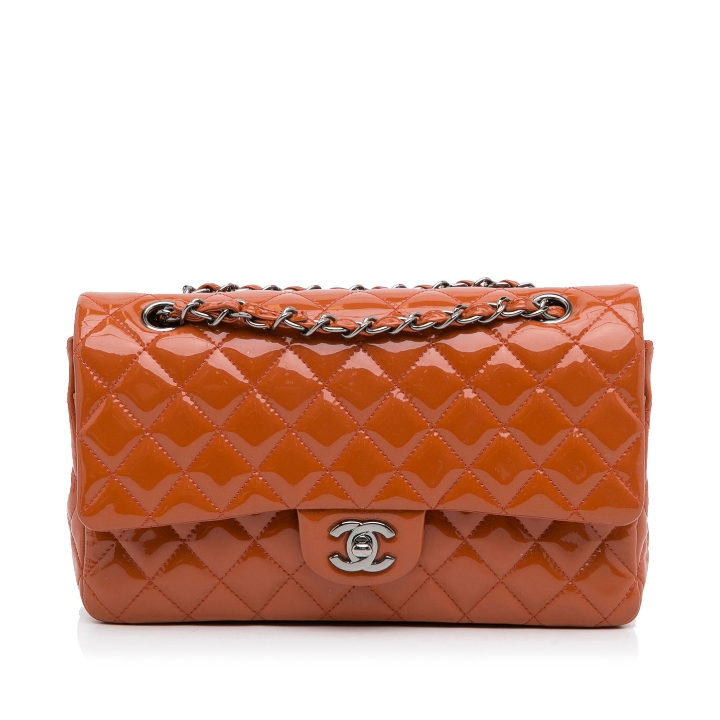 Chanel Classic Patent Double Flap SHG-dM8MXI Handbag