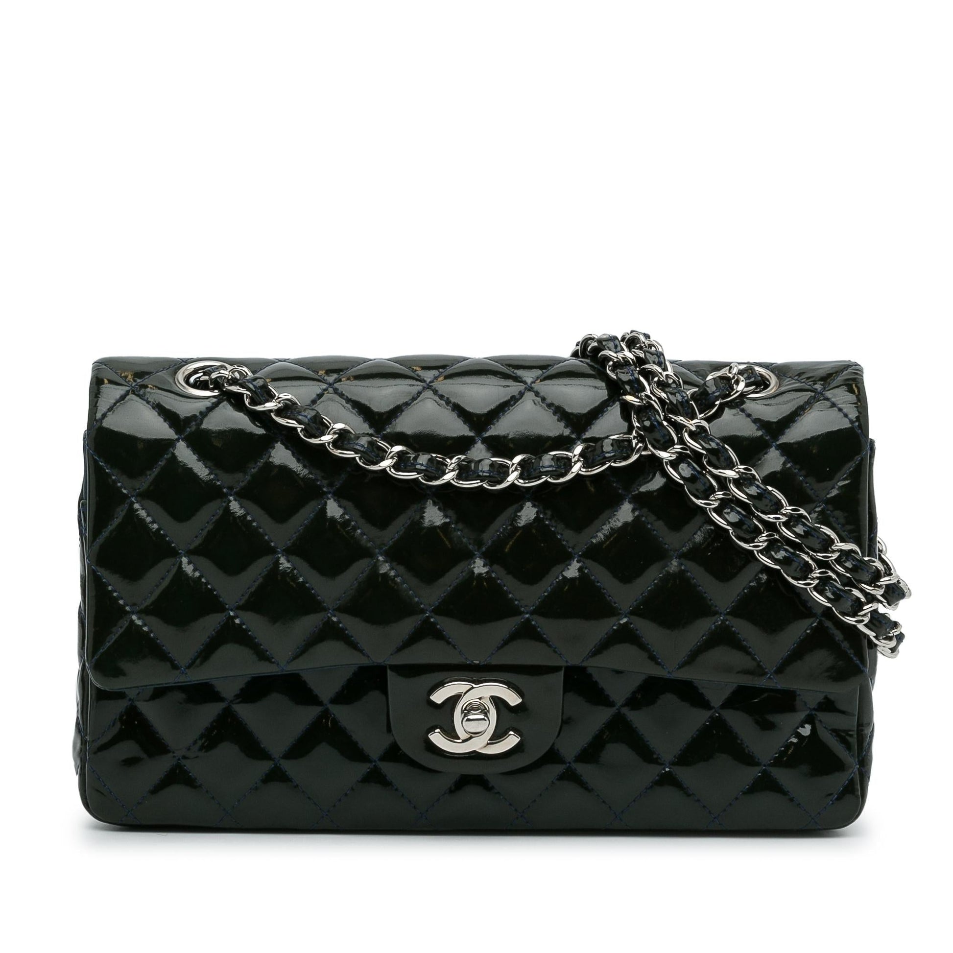 Chanel Classic Patent Double Flap SHG-ujgXKW Handbag