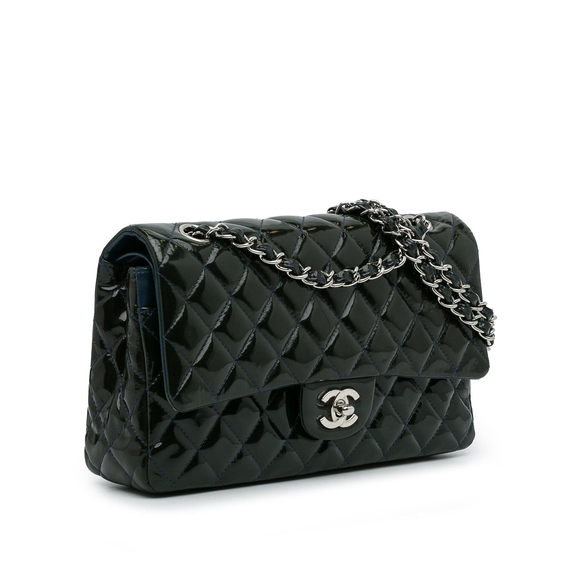 Chanel Classic Patent Double Flap SHG-ujgXKW Handbag