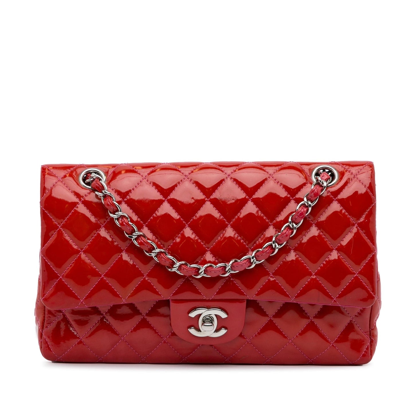 Chanel Classic Patent Double Flap SHG-nvPWph Handbag