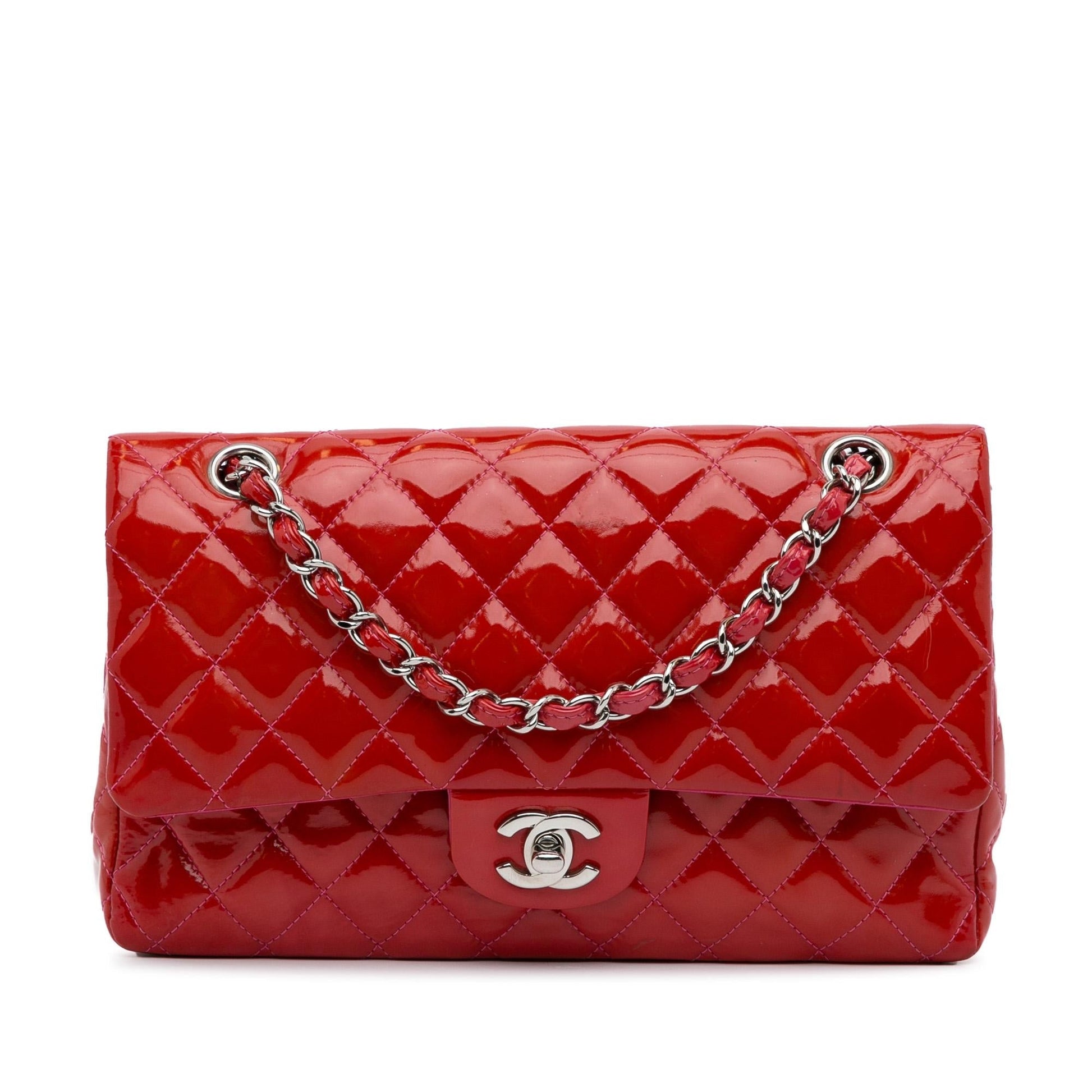 Chanel Classic Patent Double Flap SHG-nvPWph Handbag
