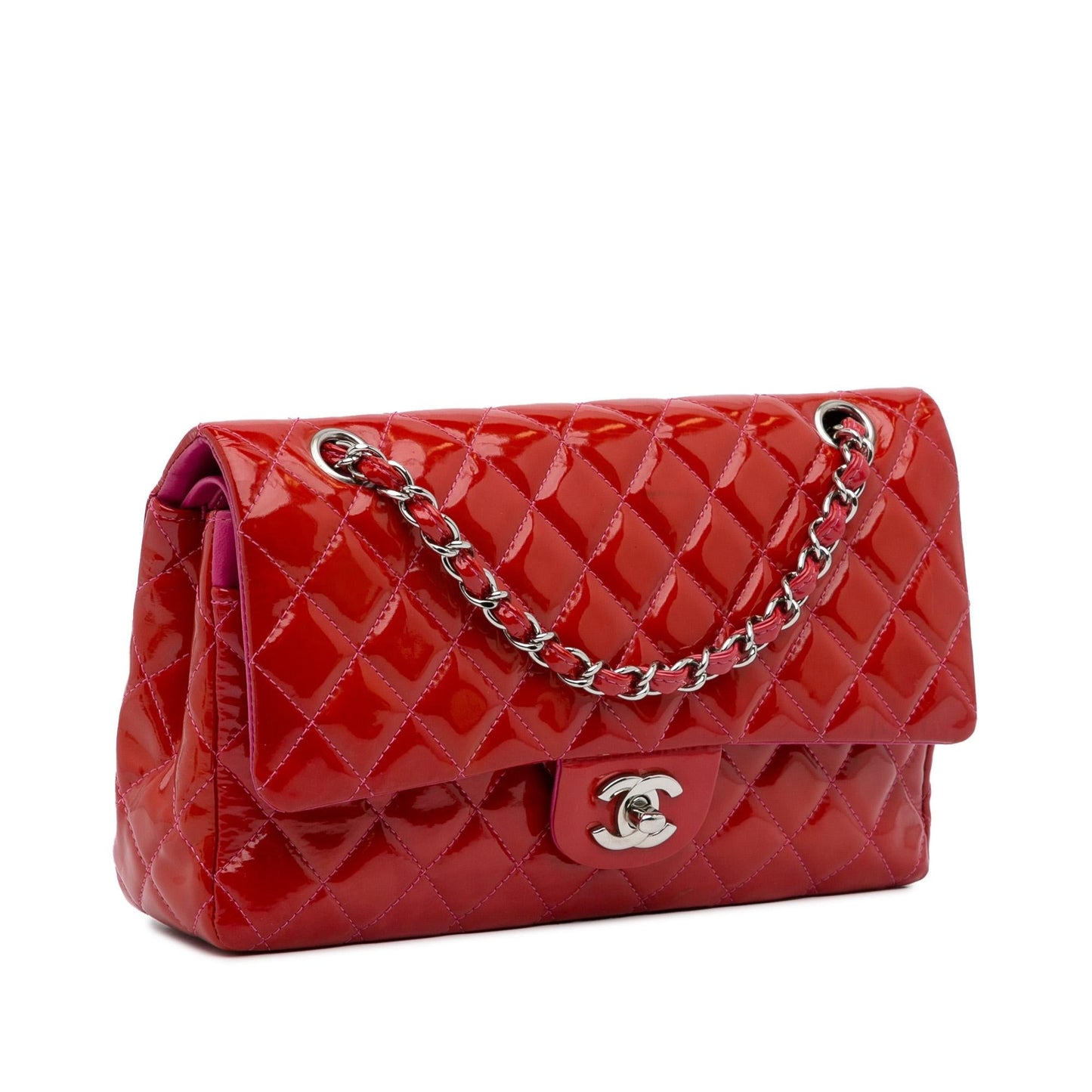 Chanel Classic Patent Double Flap SHG-nvPWph Handbag