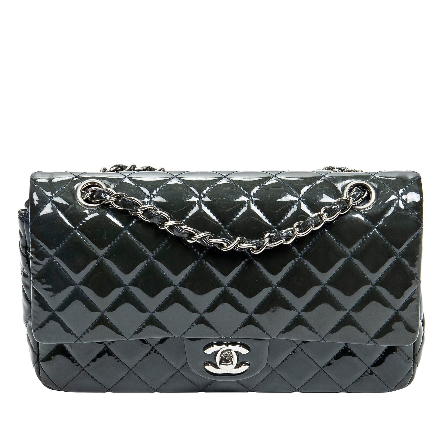 Chanel Classic Patent Double Flap SHG-hKrGfi Handbag