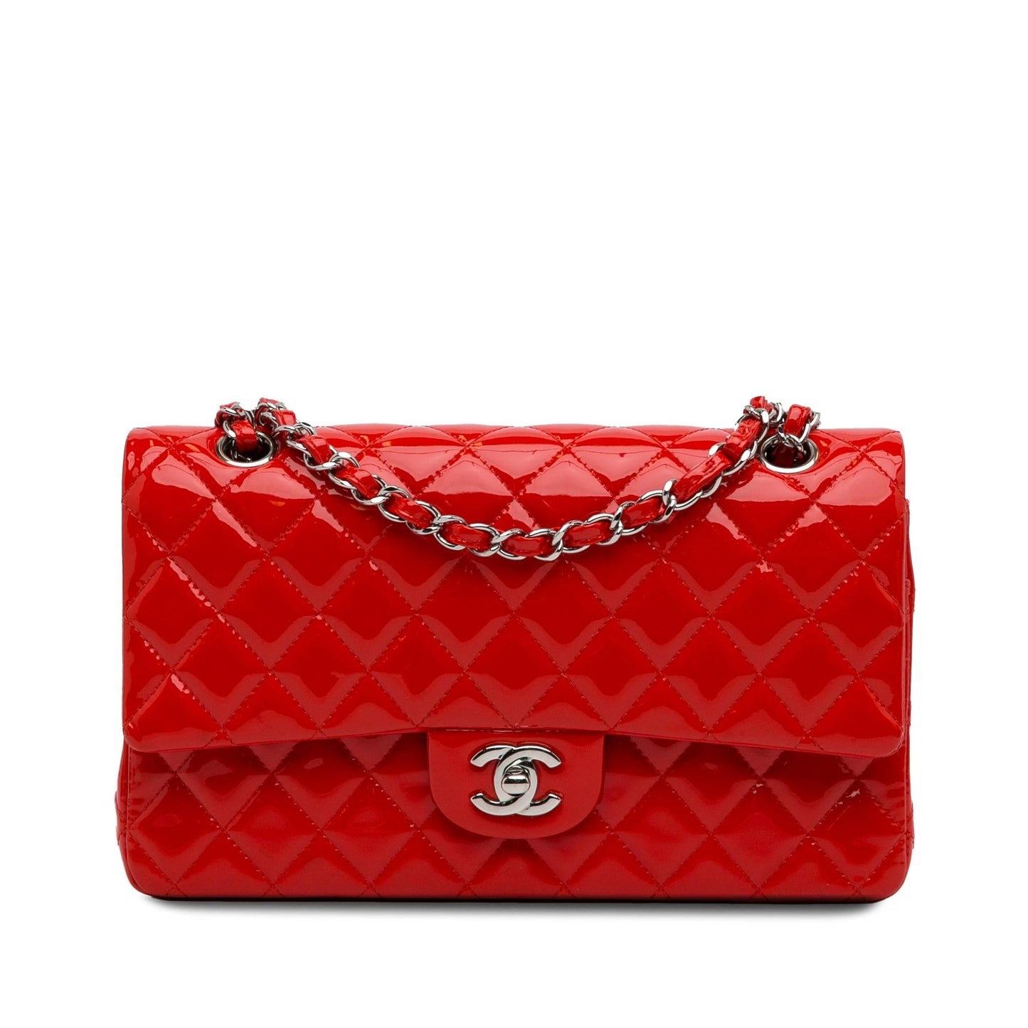 Chanel Classic Patent Double Flap SHG-TWeE6p Handbag