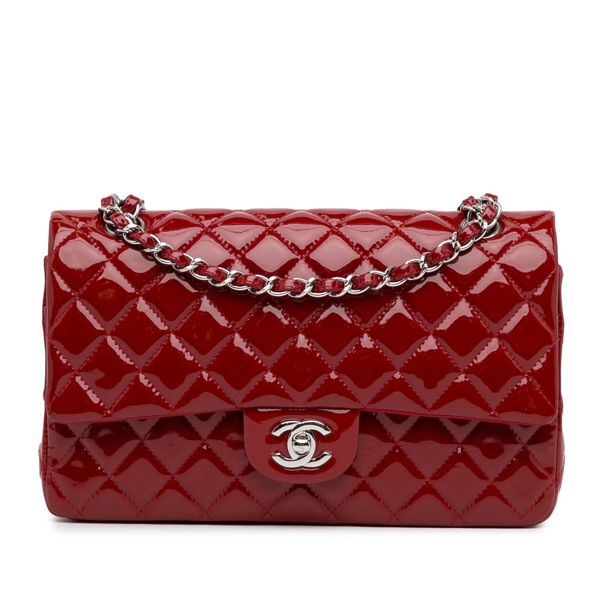 Chanel Classic Patent Double Flap SHG-aWKJWo Handbag