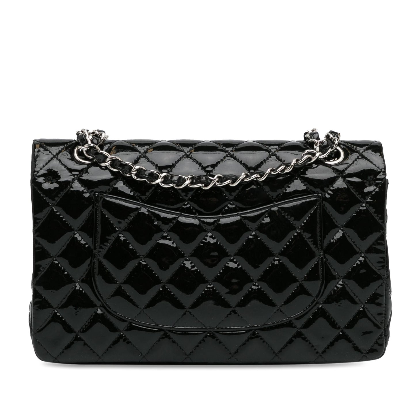 Chanel Medium Classic Patent Double Flap (SHG-mstM2R)