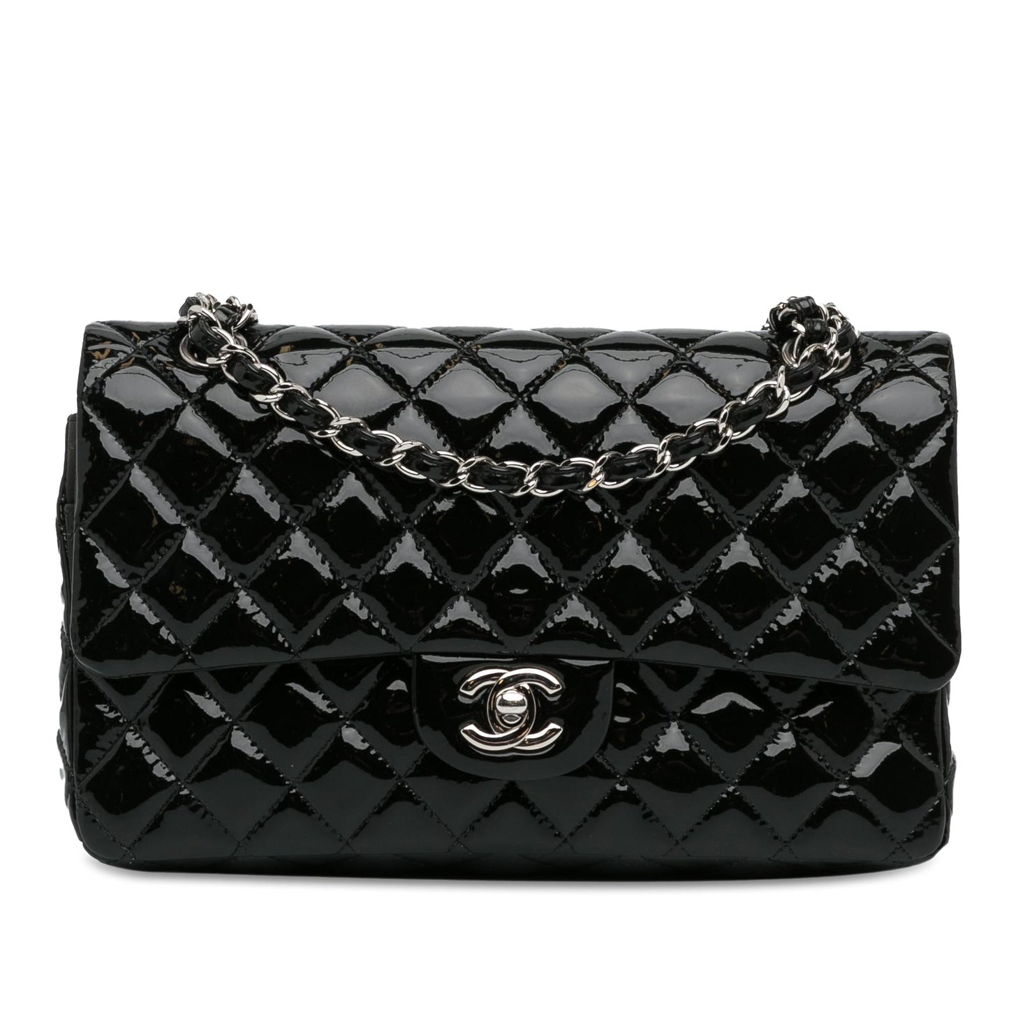 Chanel Classic Patent Double Flap SHG-mstM2R Handbag