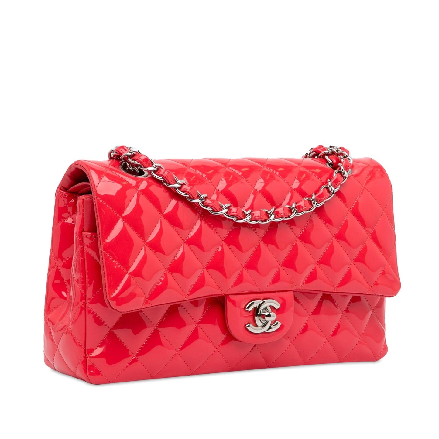 Chanel Classic Patent Double Flap SHG-GlJ0xg Handbag