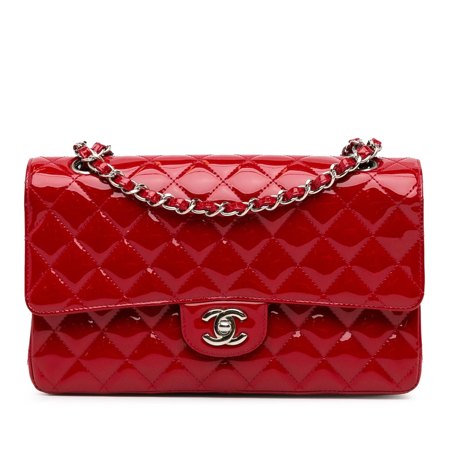 Chanel Classic Patent Double Flap SHG-3RWLQC Handbag
