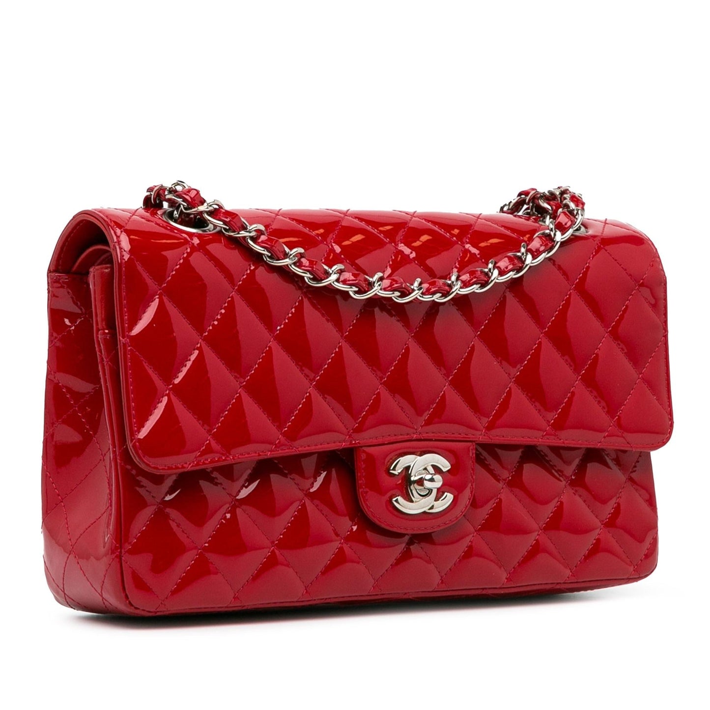 Chanel Classic Patent Double Flap SHG-3RWLQC Handbag