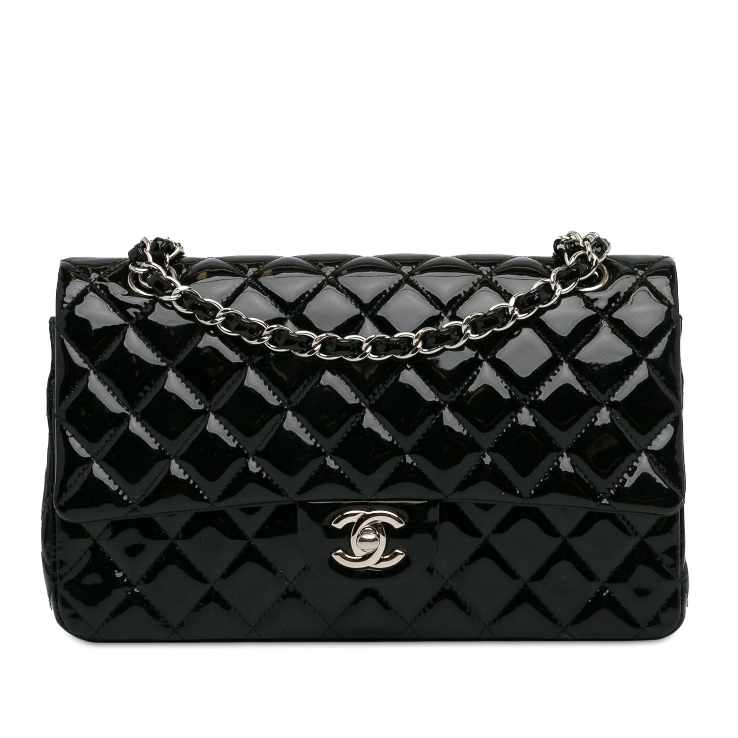 Chanel Classic Patent Double Flap SHG-2RaR0d Handbag