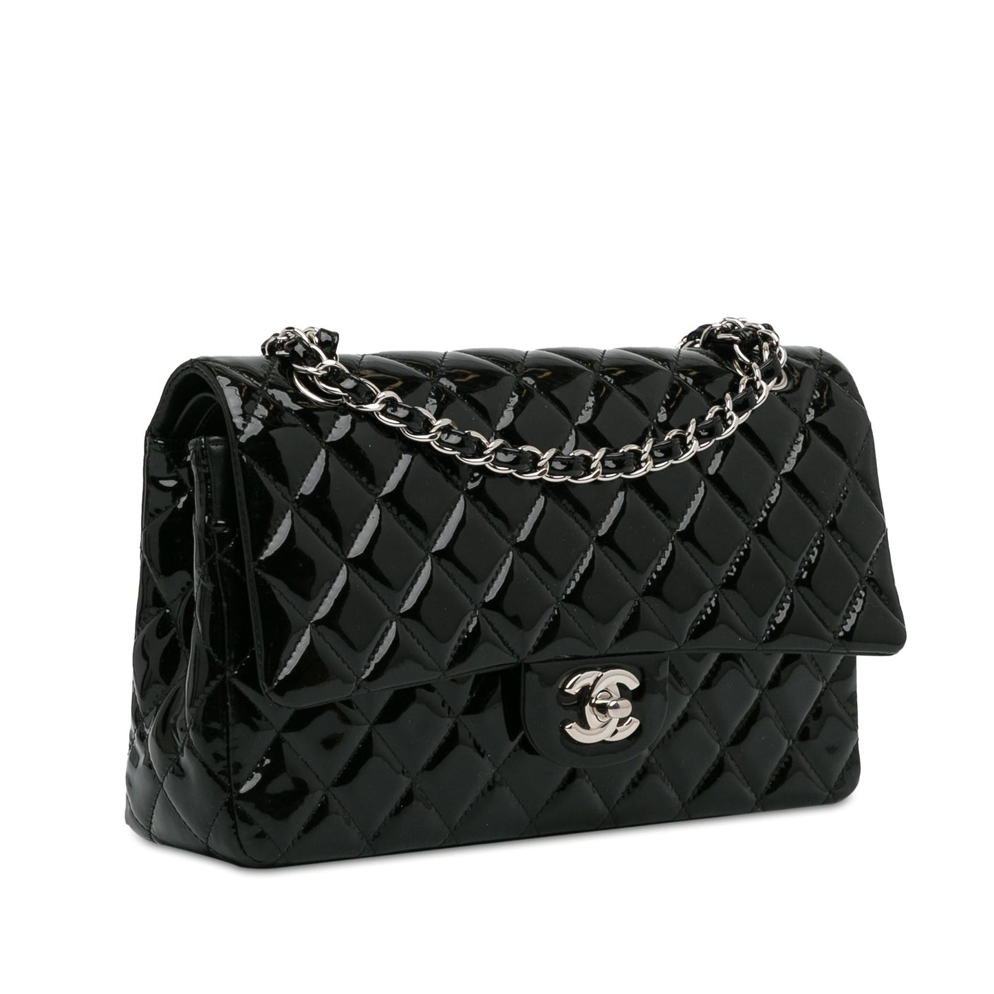 Chanel Classic Patent Double Flap SHG-2RaR0d Handbag