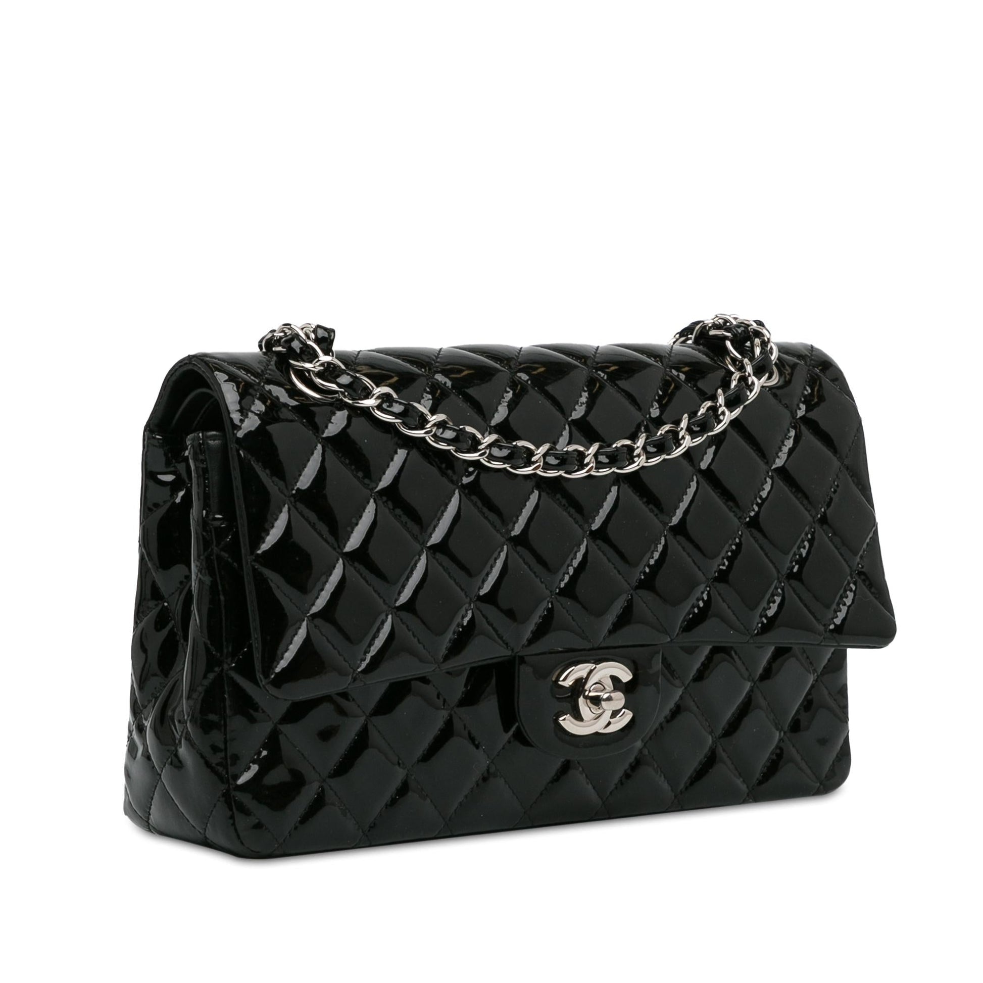 Chanel Classic Patent Double Flap SHG-2RaR0d Handbag