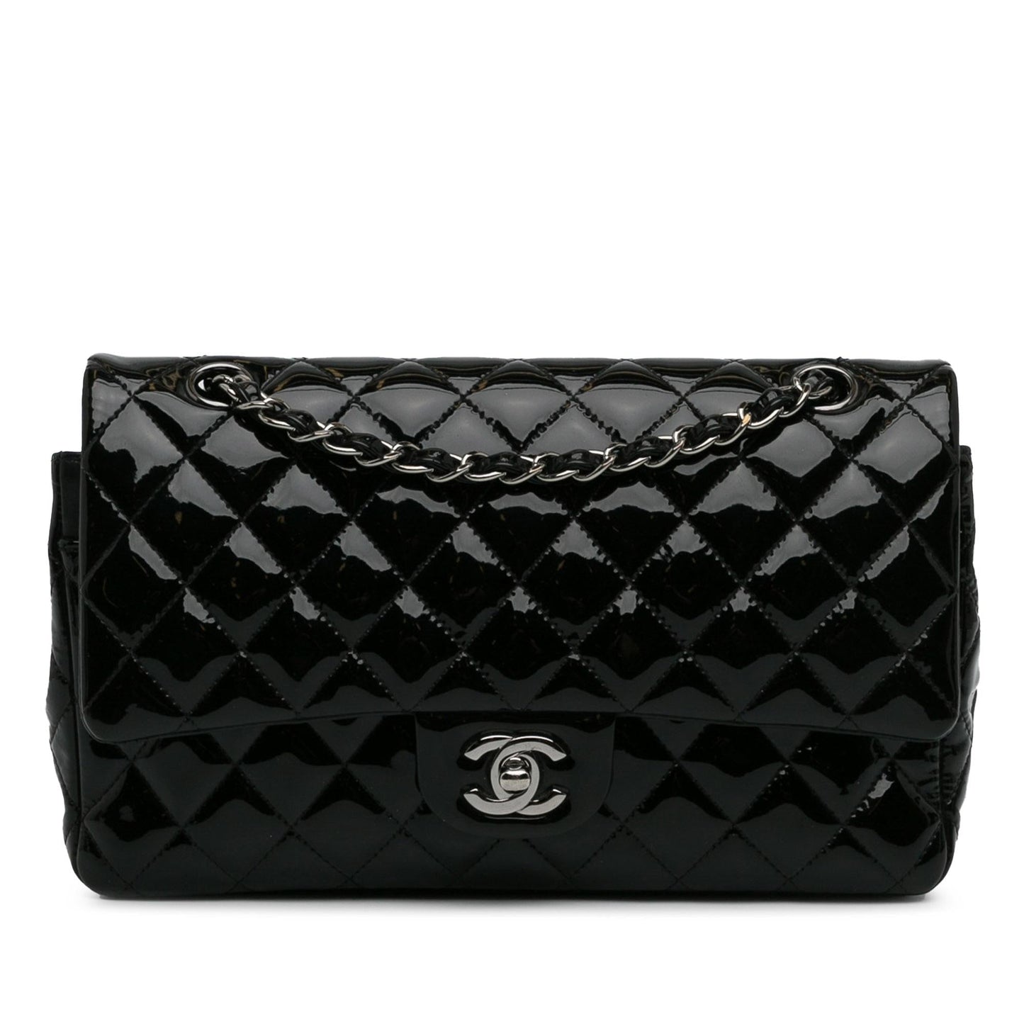 Chanel Classic Patent Double Flap SHG-cHqlRZ Handbag