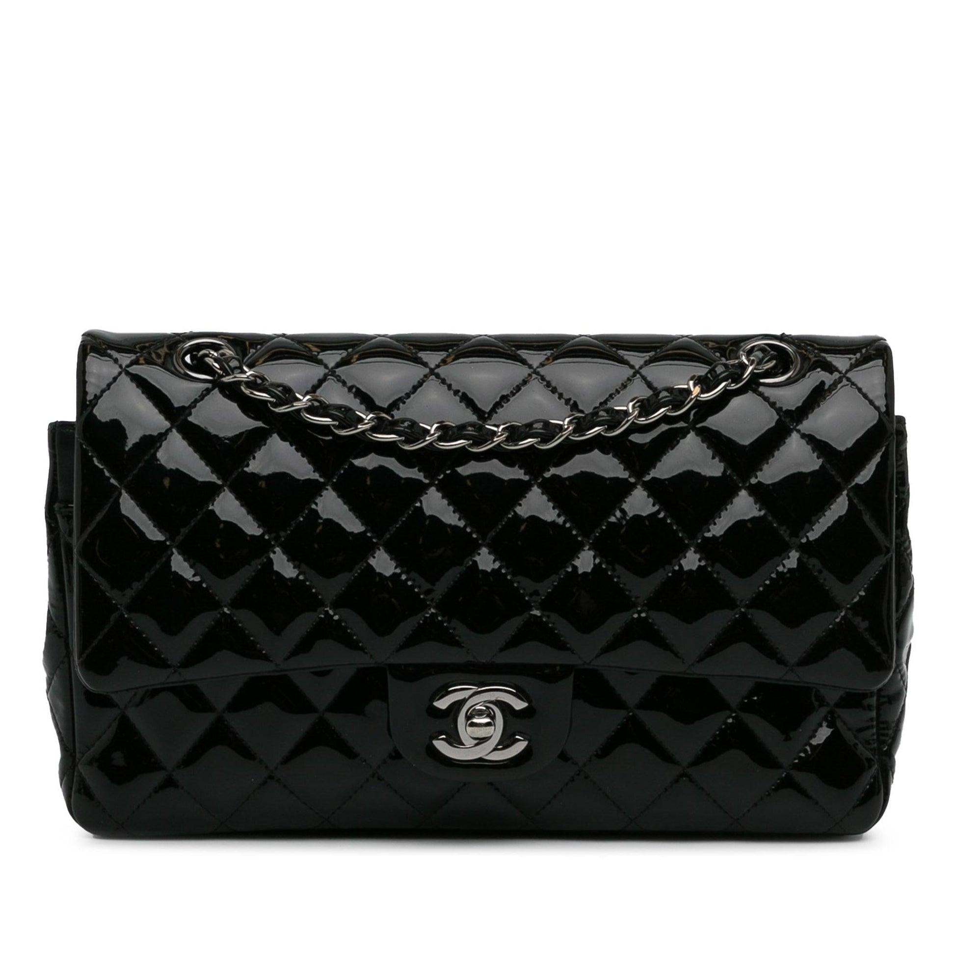 Chanel Classic Patent Double Flap SHG-cHqlRZ Handbag
