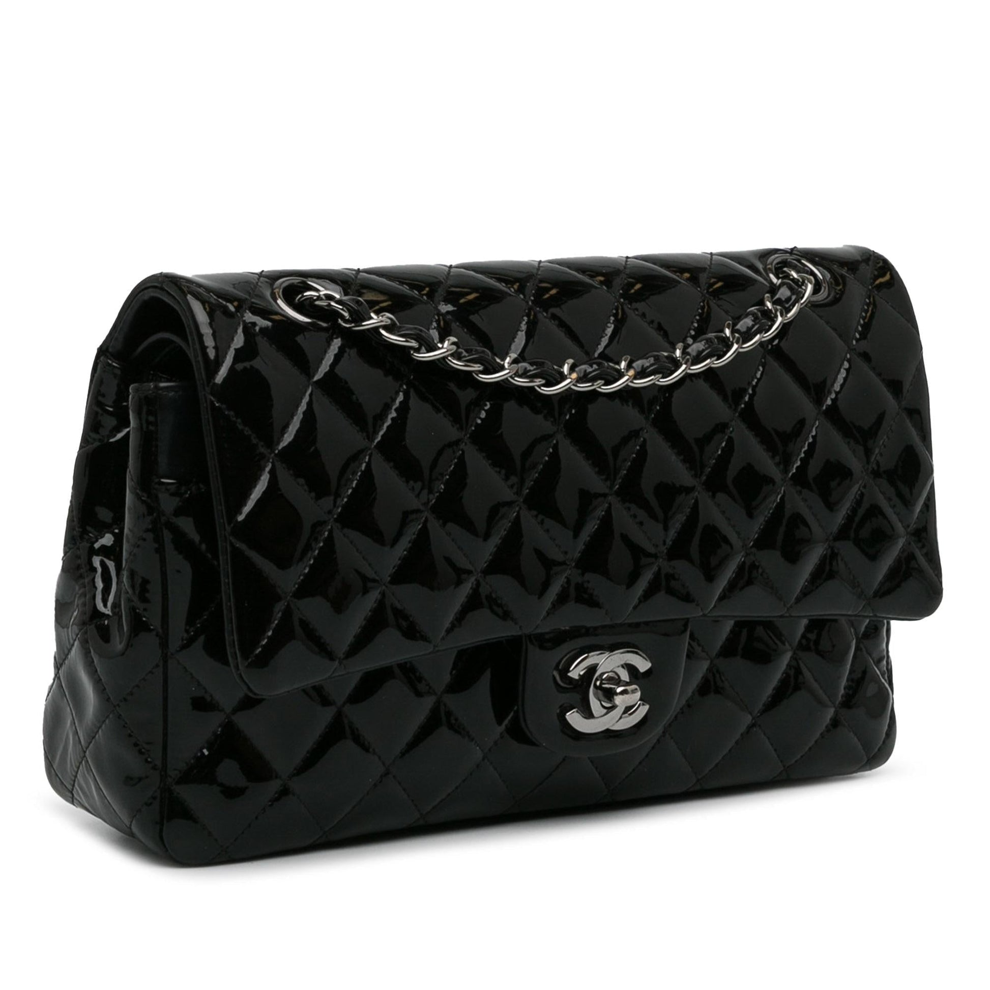Chanel Classic Patent Double Flap SHG-cHqlRZ Handbag