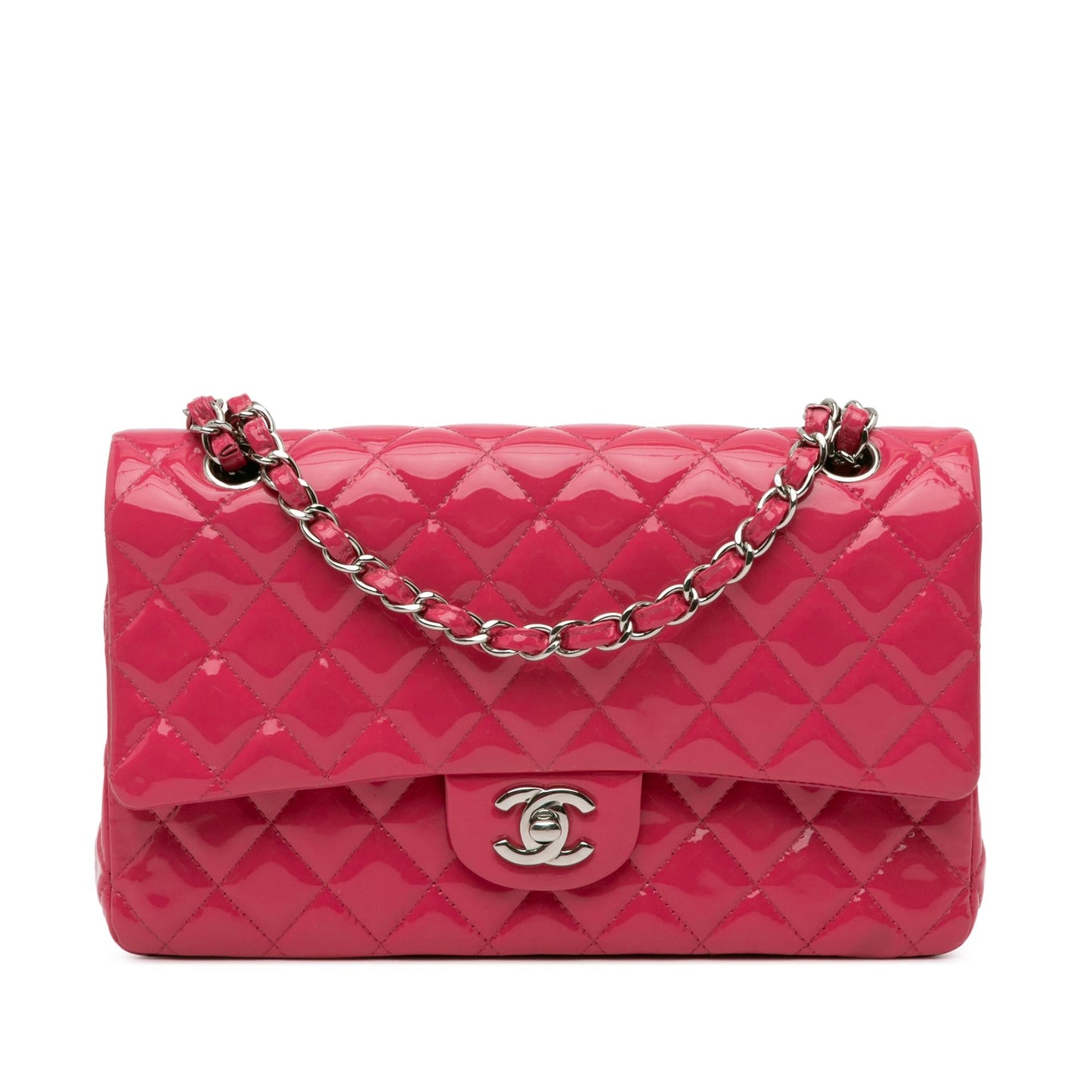 Chanel Classic Patent Double Flap SHG-gwOeOo Handbag