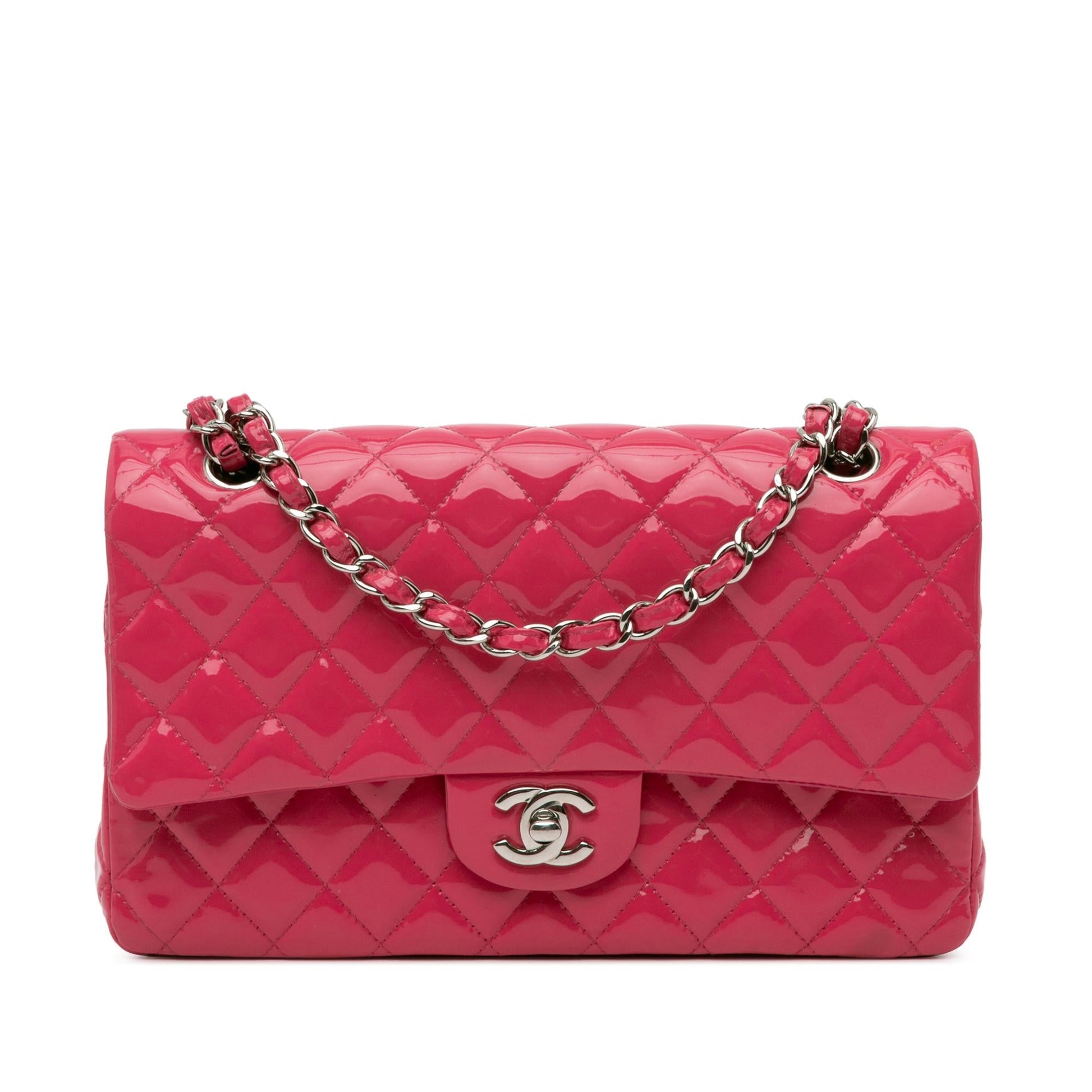 Chanel Classic Patent Double Flap SHG-gwOeOo Handbag