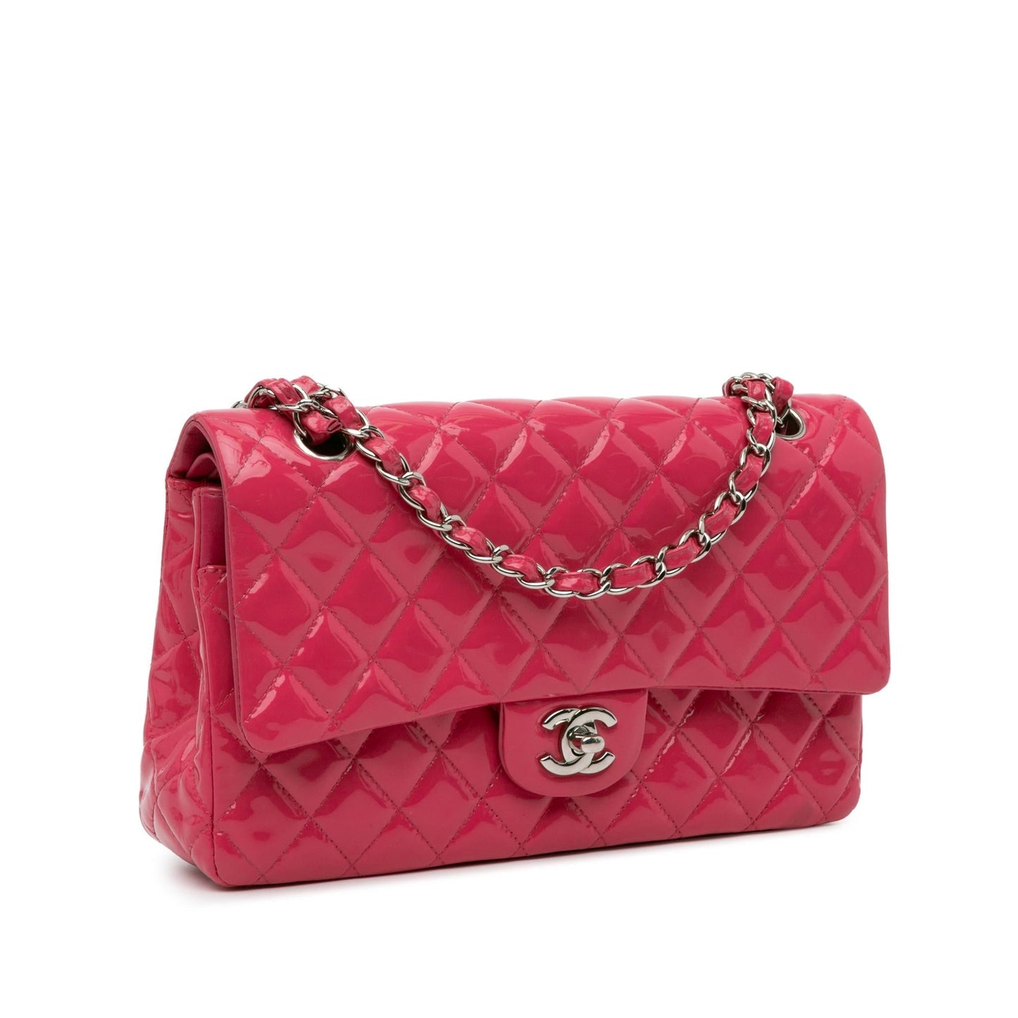 Chanel Classic Patent Double Flap SHG-gwOeOo Handbag