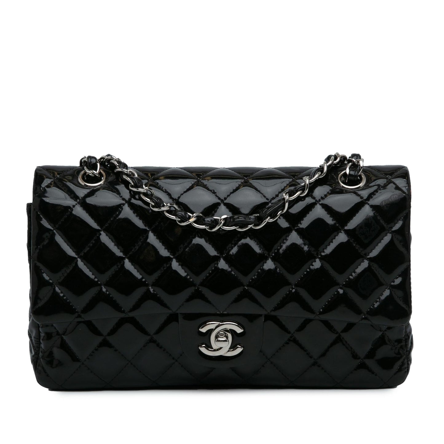 Chanel Classic Patent Double Flap SHG-60TH8D Handbag