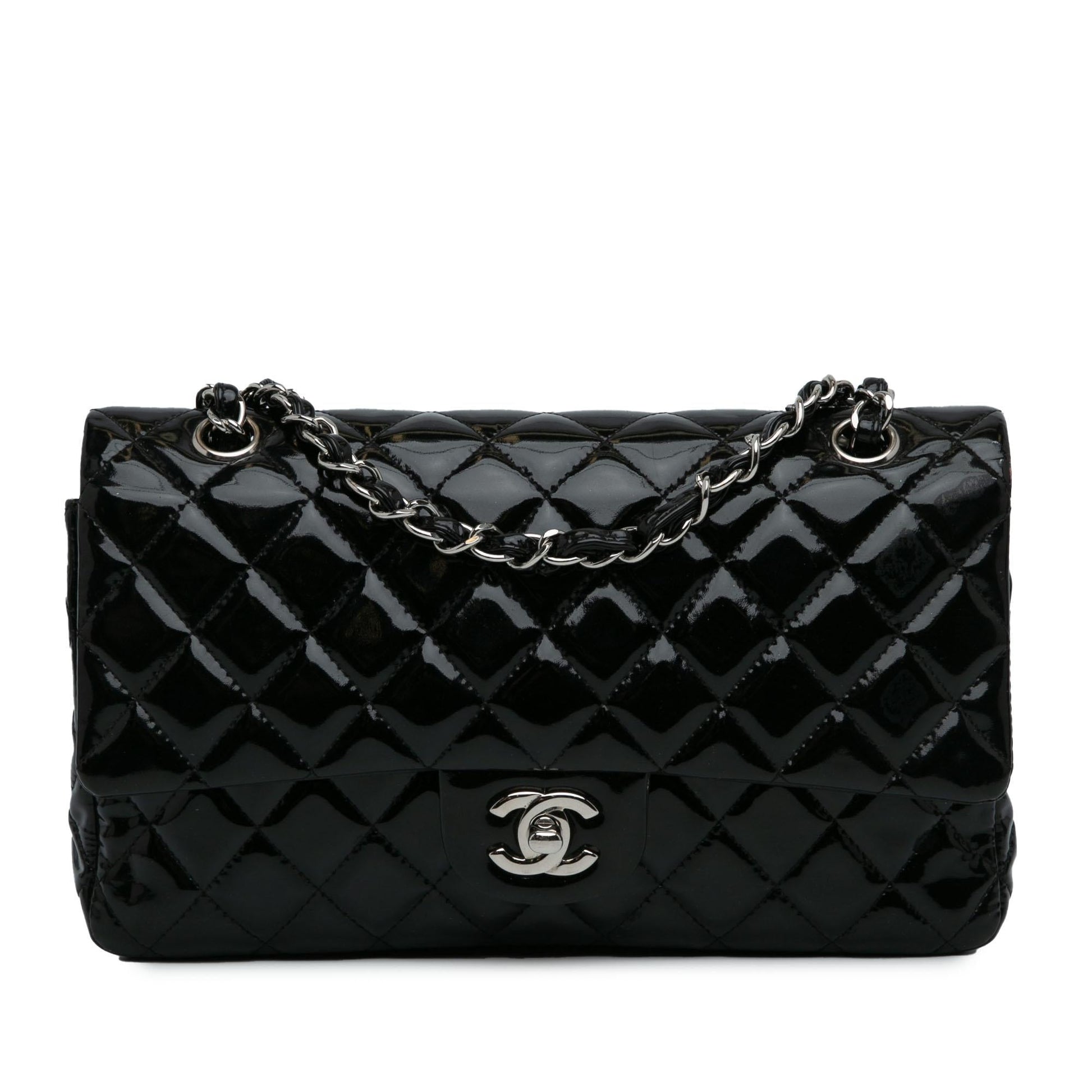 Chanel Classic Patent Double Flap SHG-60TH8D Handbag