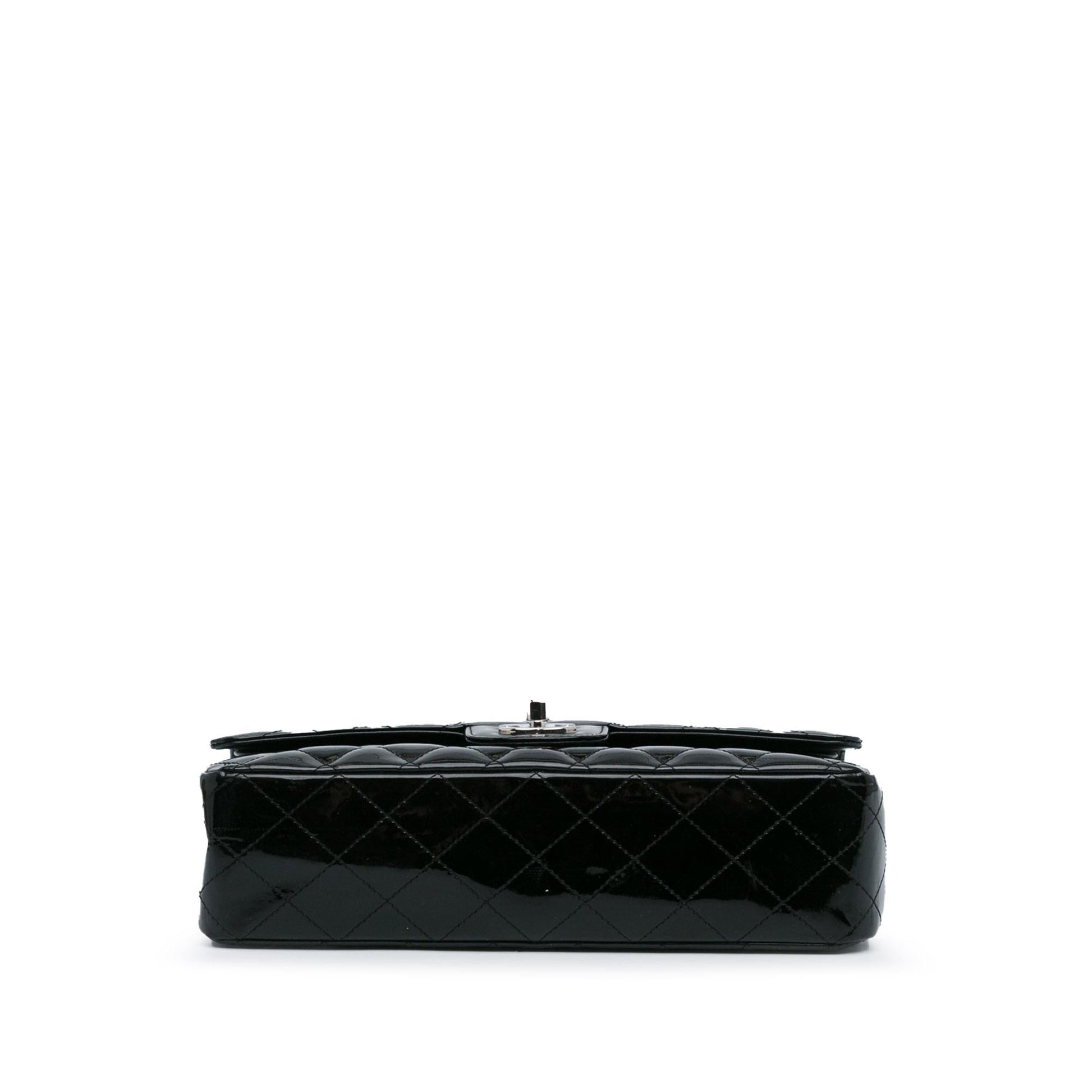 Chanel Medium Classic Patent Double Flap (SHG-YMfskG)