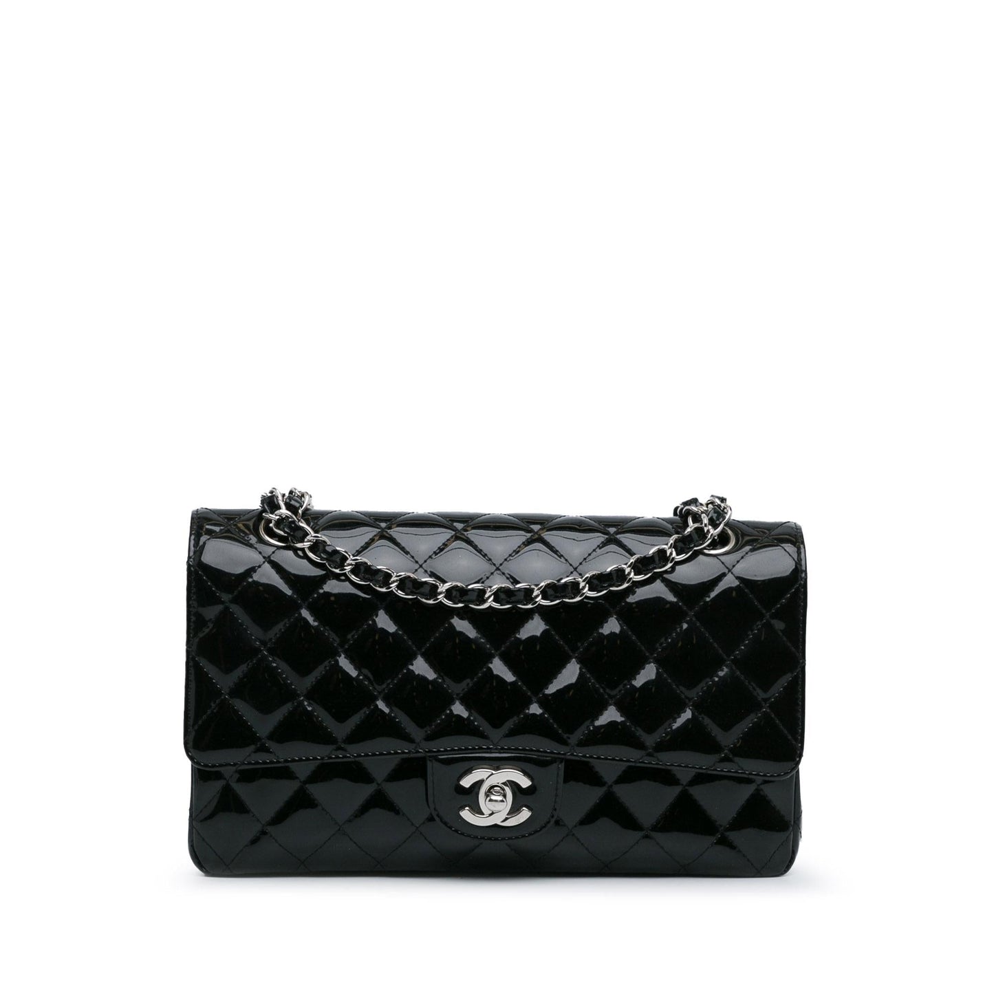 Chanel Classic Patent Double Flap SHG-YMfskG Handbag