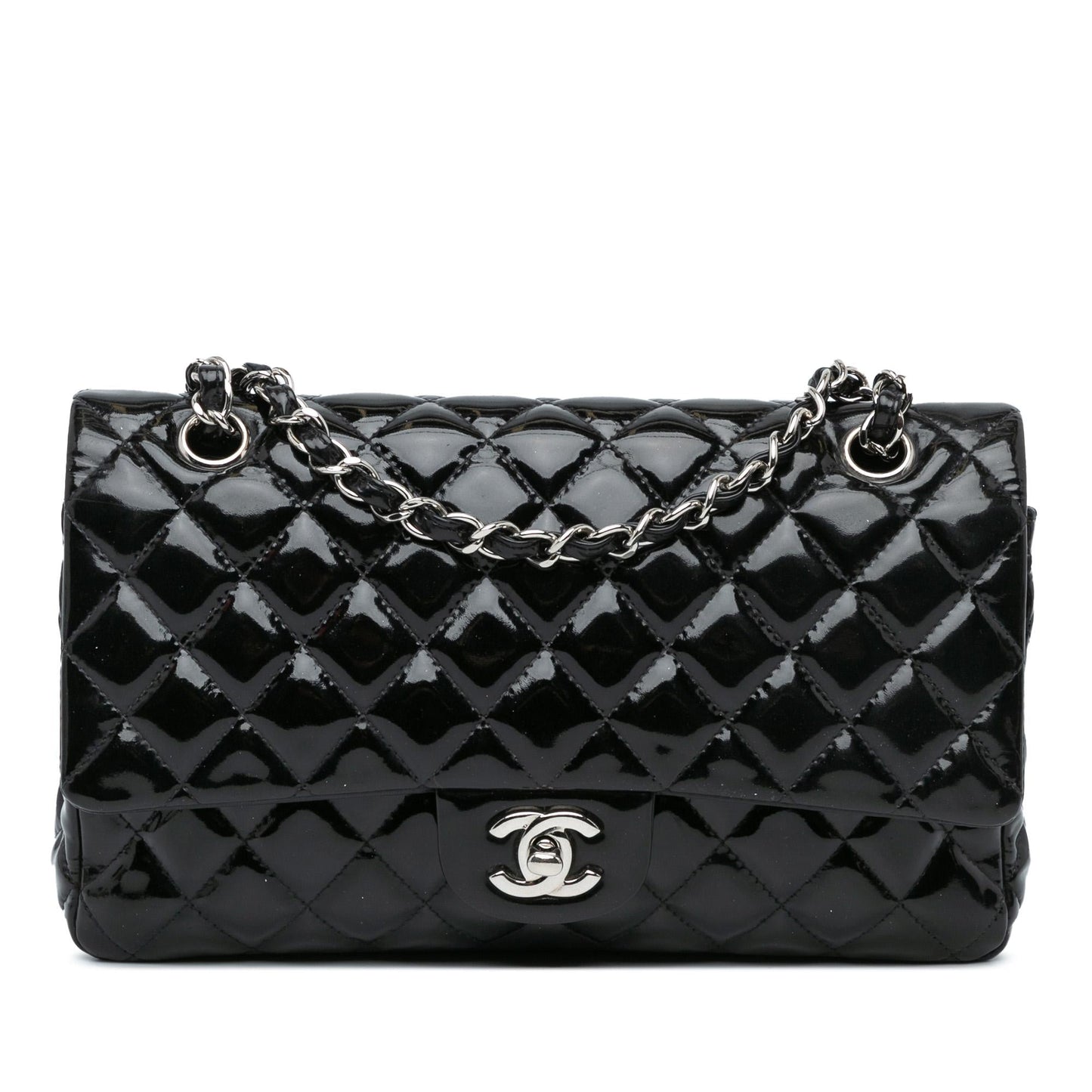 Chanel Classic Patent Double Flap SHG-dlmOm2 Handbag