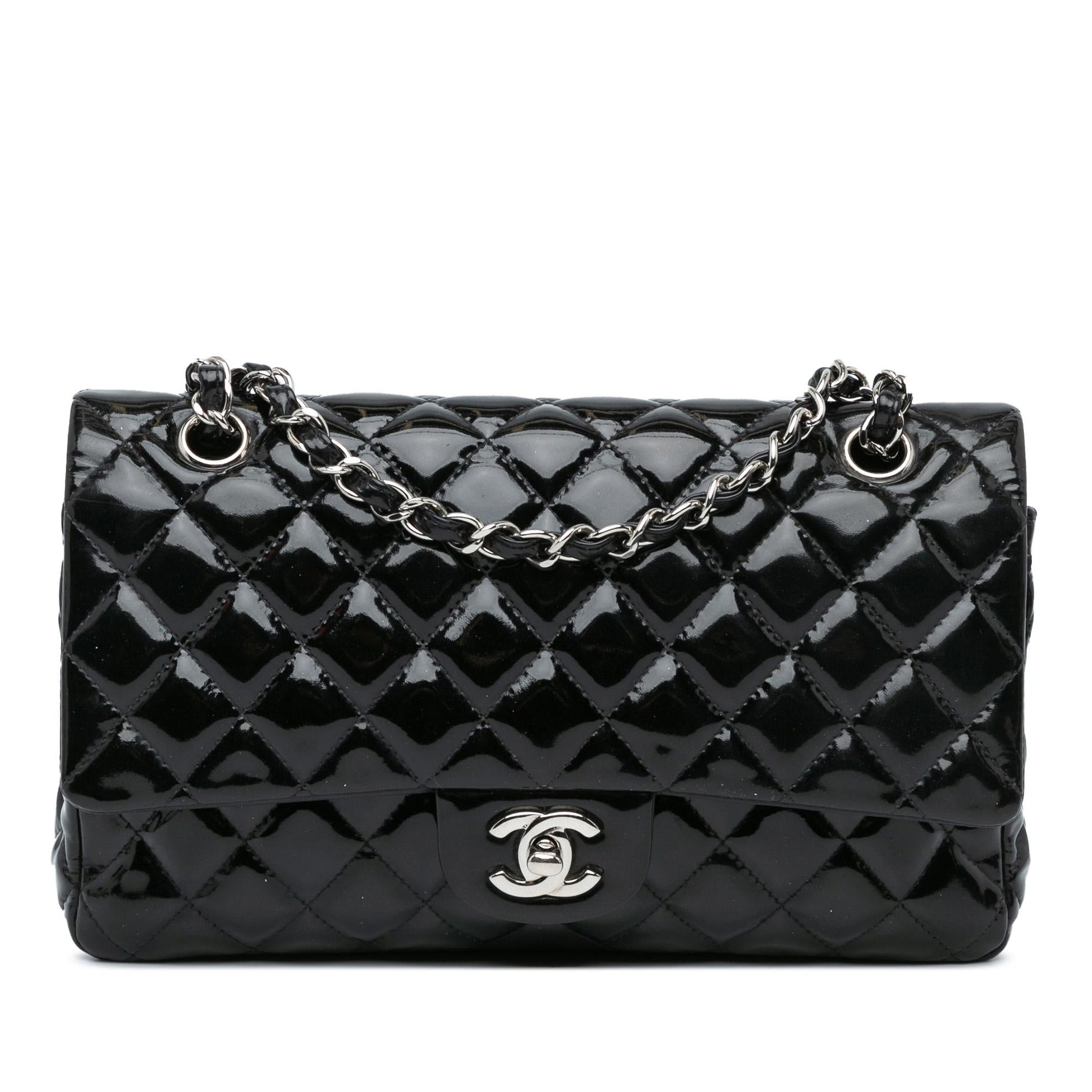 Chanel Classic Patent Double Flap SHG-dlmOm2 Handbag