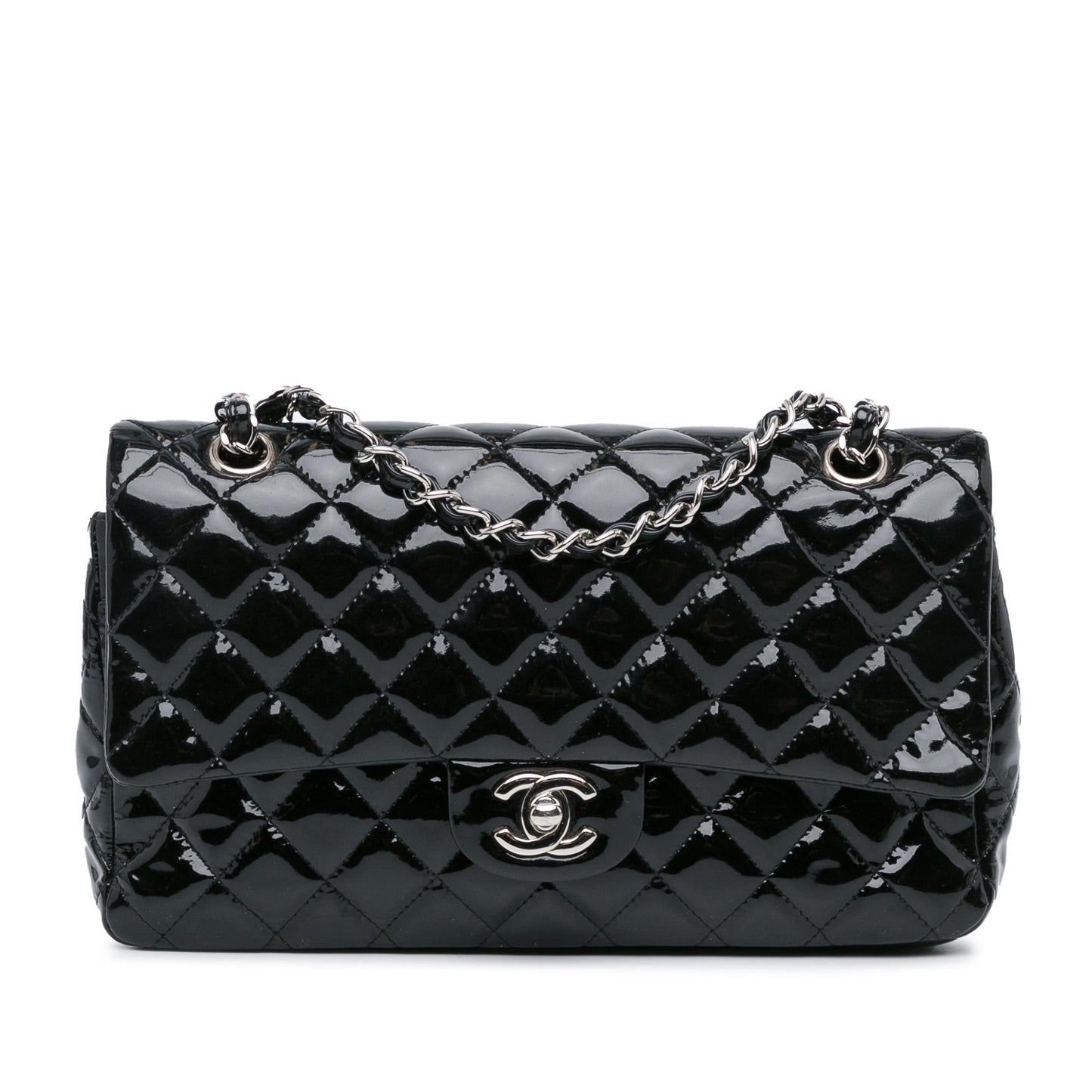 Chanel Classic Patent Double Flap SHG-f00ih4 Handbag