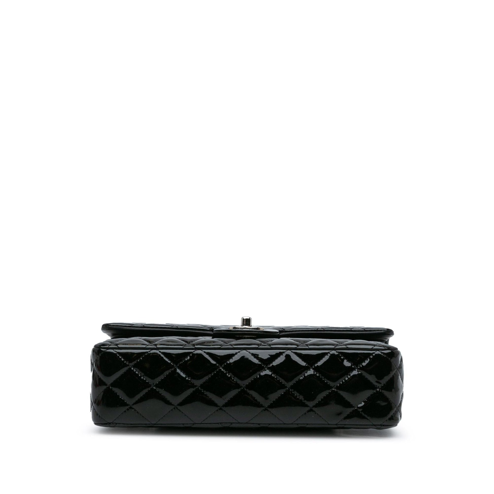 Chanel Classic Patent Double Flap Handbag