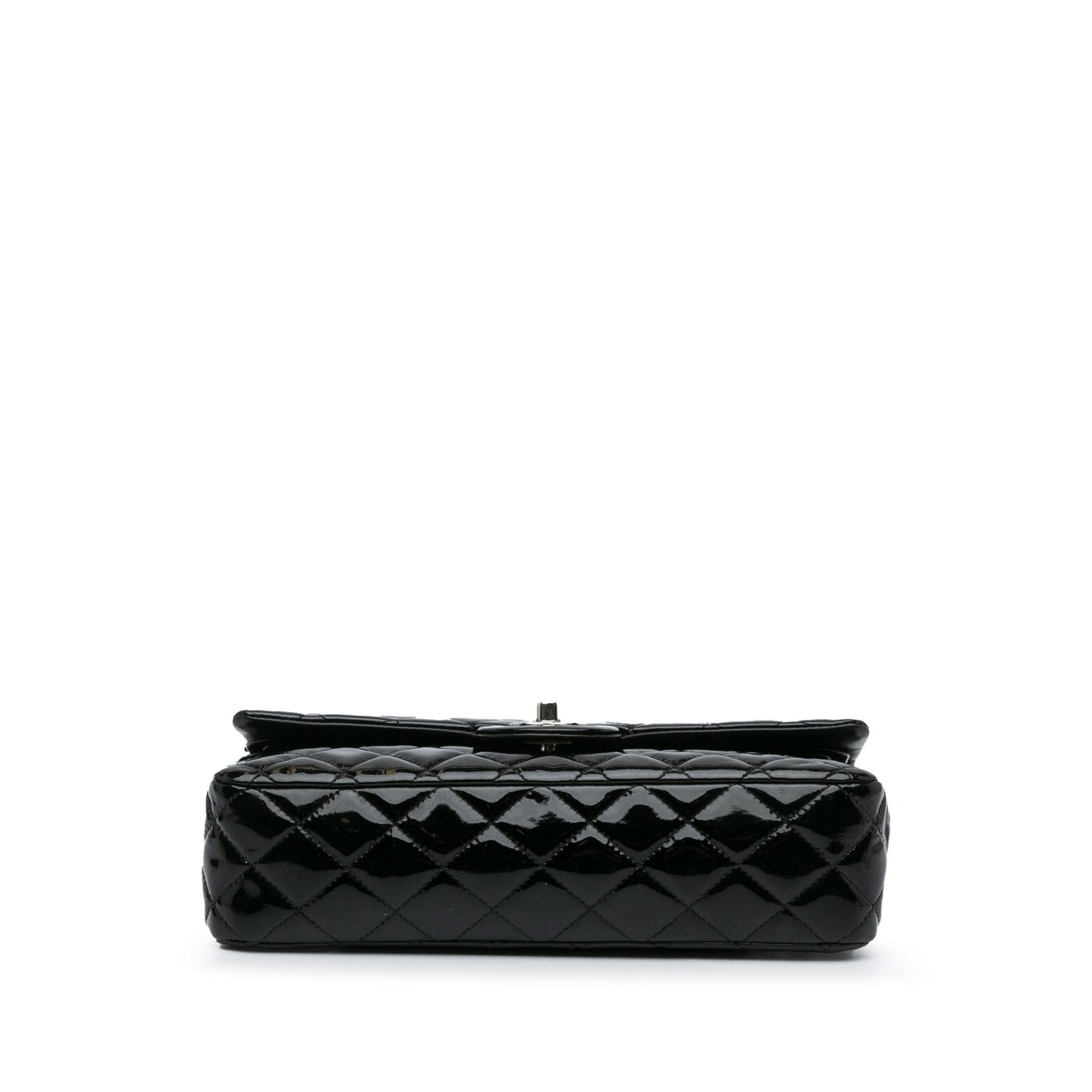 Chanel Classic Patent Double Flap Handbag Shg Tc4Kqv