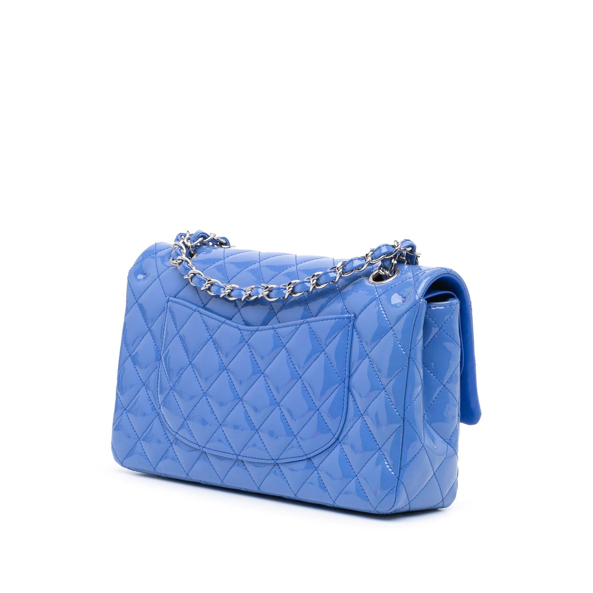Chanel Classic Patent Double Flap Handbag Shg Qji5Ka
