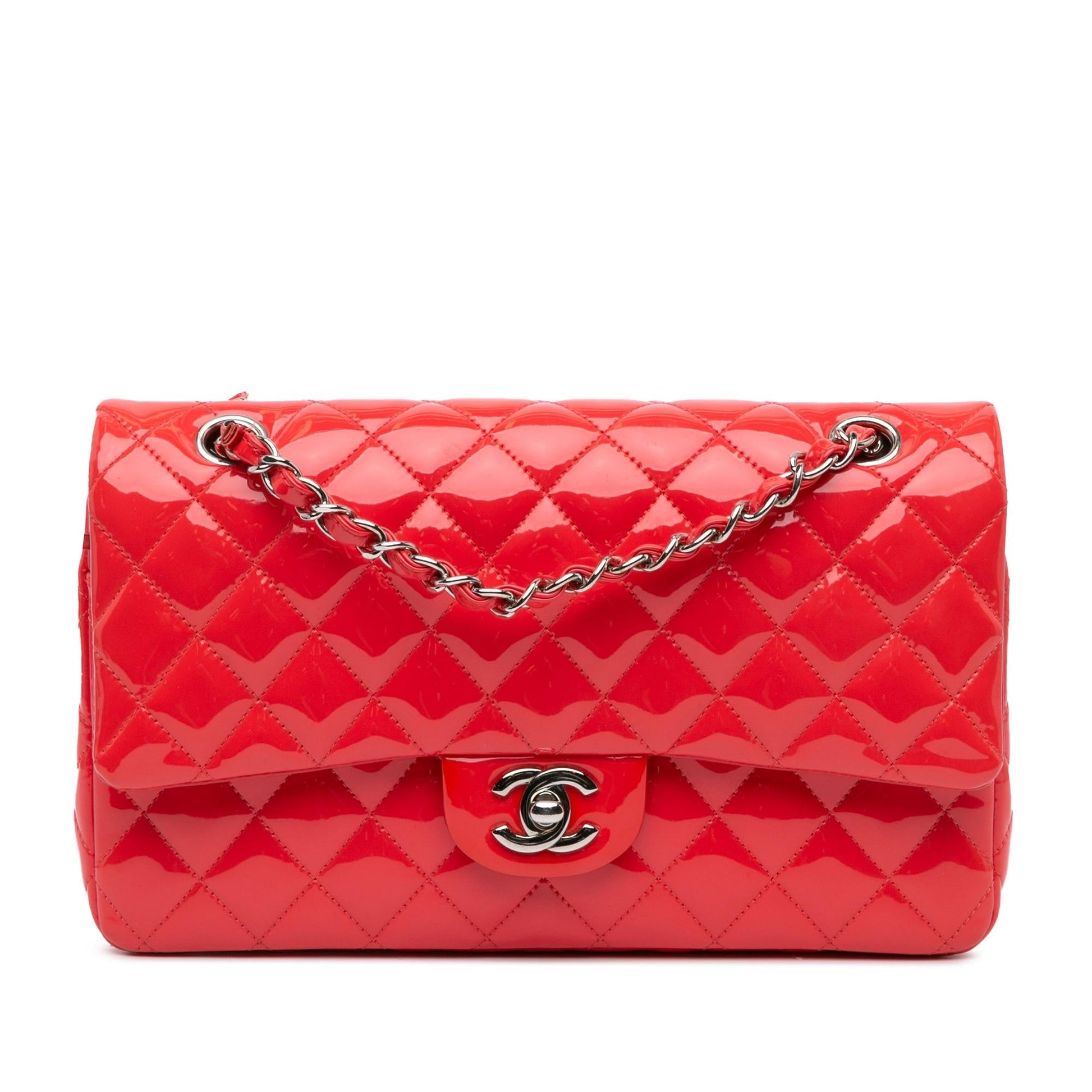 Chanel Classic Patent Double Flap Handbag Double Flap