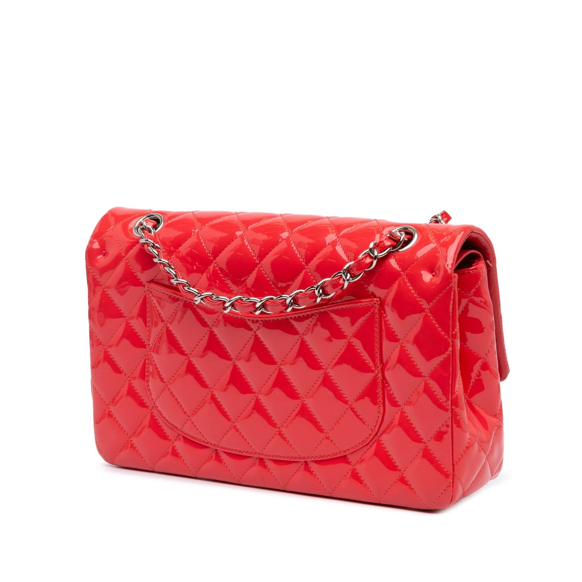 Chanel Classic Patent Double Flap Handbag Double Flap