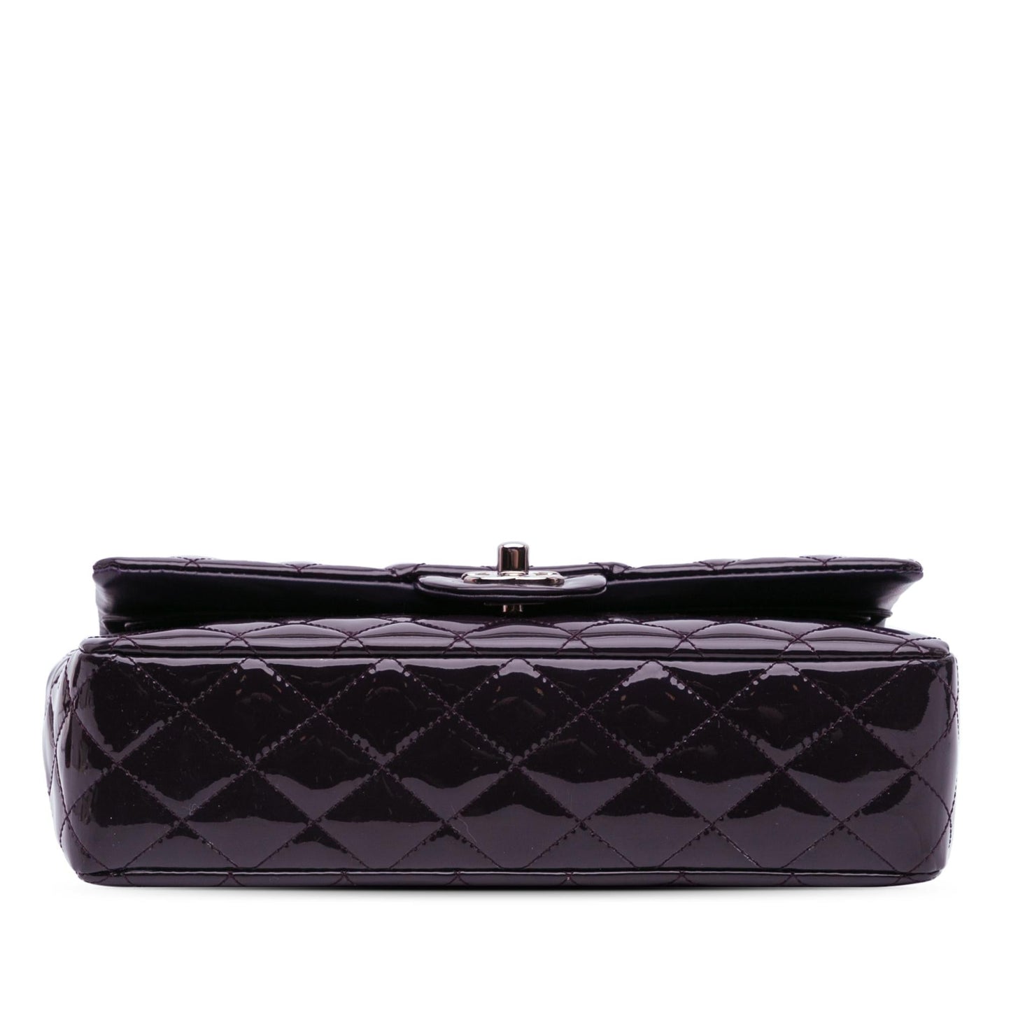 Chanel Classic Patent Double Flap Handbag Flap 1