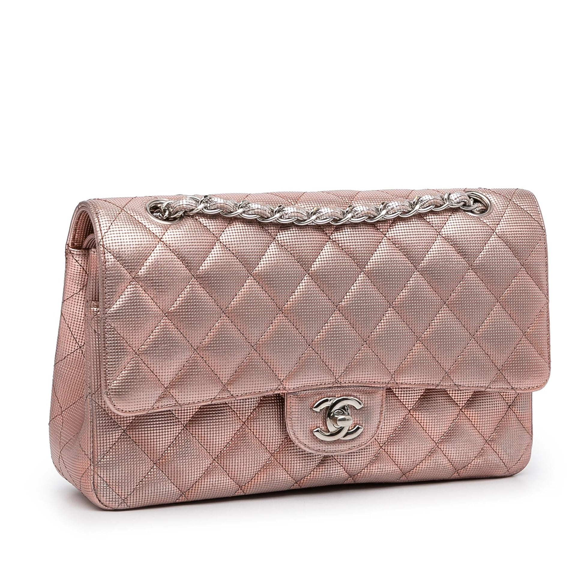 Chanel Classic Pixel Effect Double Flap SHG-0YL6Yz Handbag