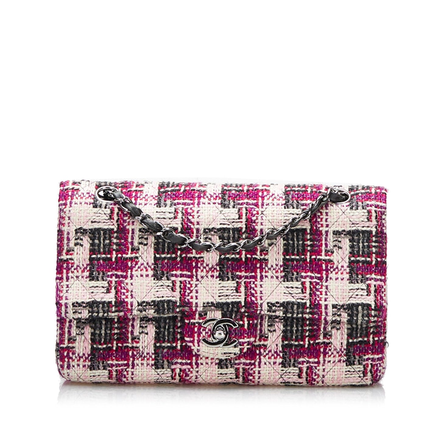 Chanel Classic Tweed Double Flap SHG-FPU6E2 Handbag
