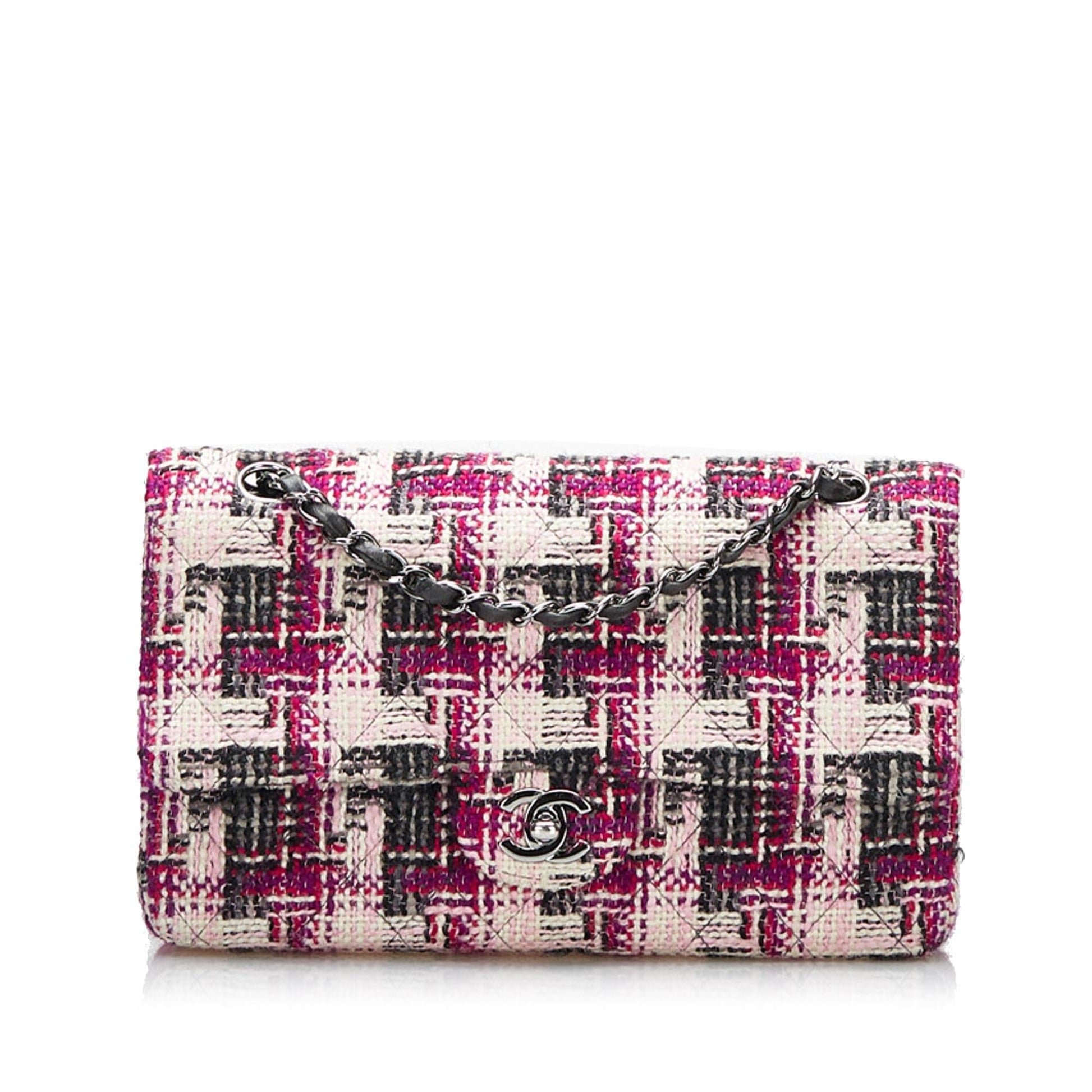 Chanel Classic Tweed Double Flap SHG-FPU6E2 Handbag
