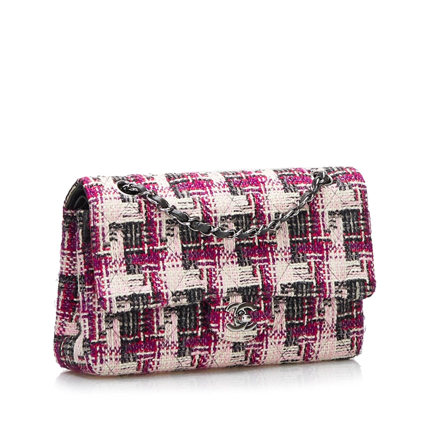 Chanel Classic Tweed Double Flap SHG-FPU6E2 Handbag