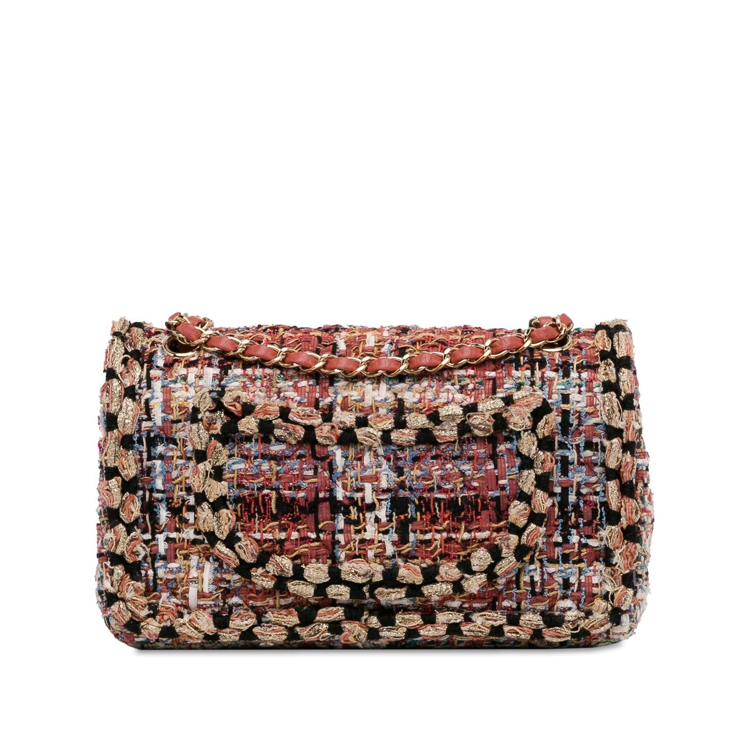 Chanel Medium Classic Tweed Double Flap (Shg-0Mvj4C) Bag
