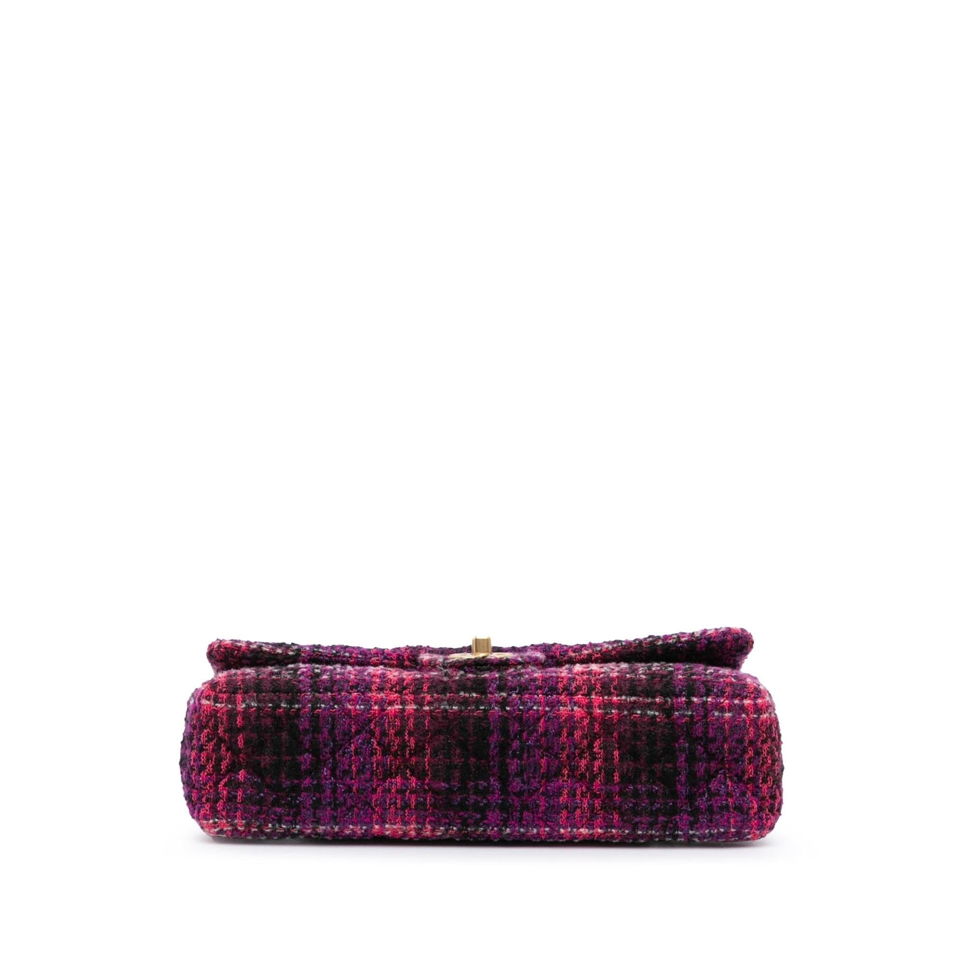 Chanel Classic Tweed Double Flap Handbag