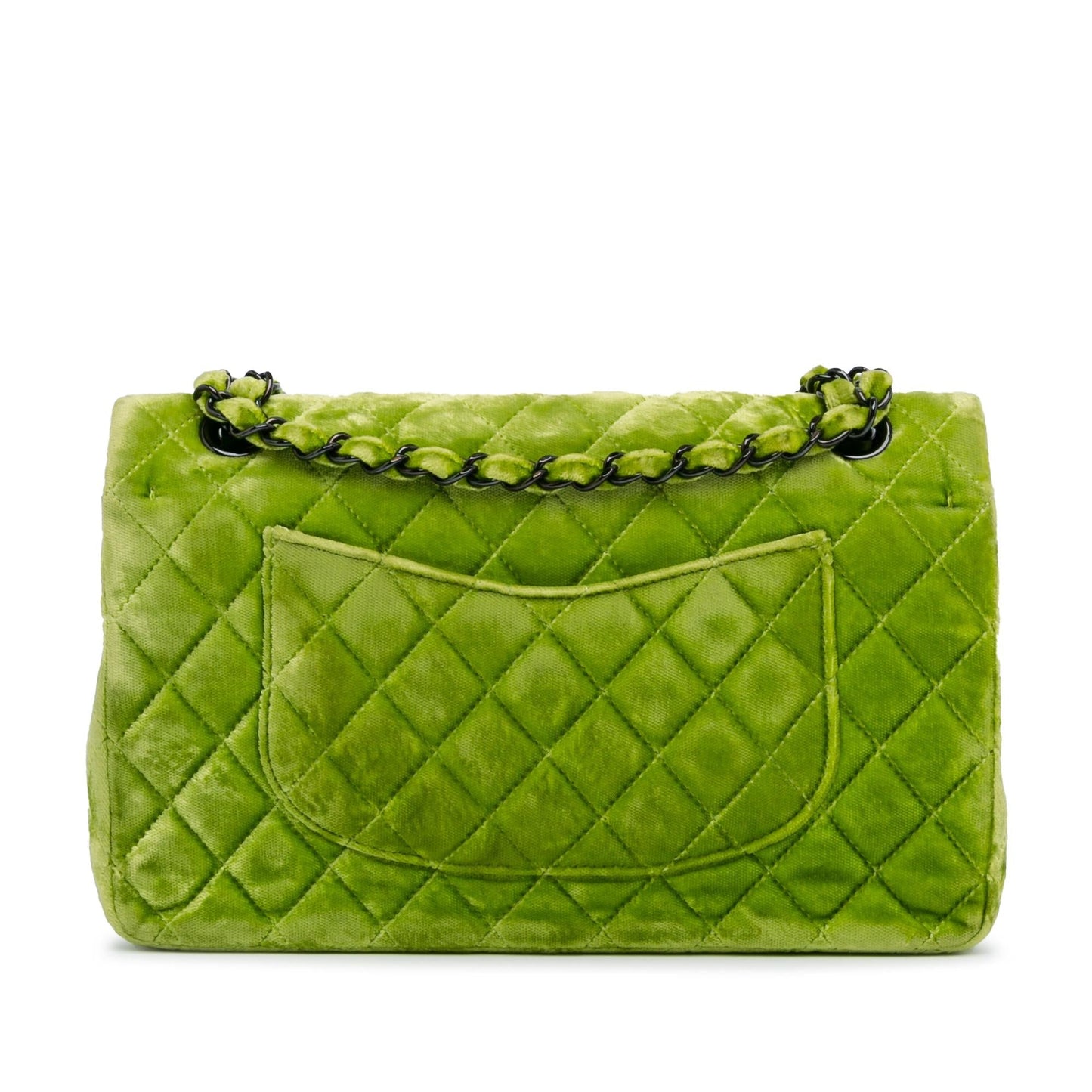 Chanel Classic Velvet Double Flap SHG-HaMEdW Handbag