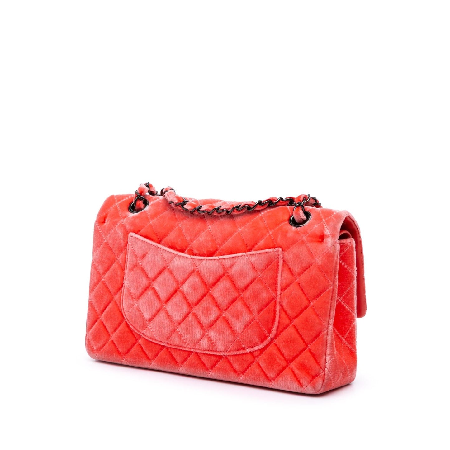 Chanel Classic Velvet Double Flap Handbag Flap 1