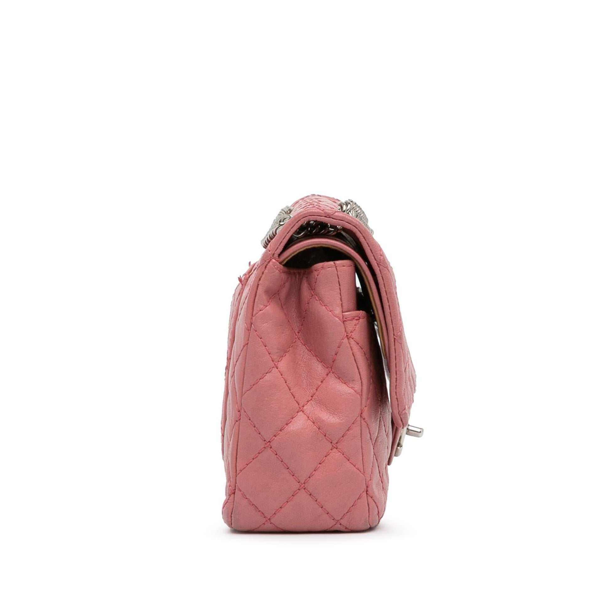 Chanel Classic Washed Lambskin Bijoux Double Flap Handbag