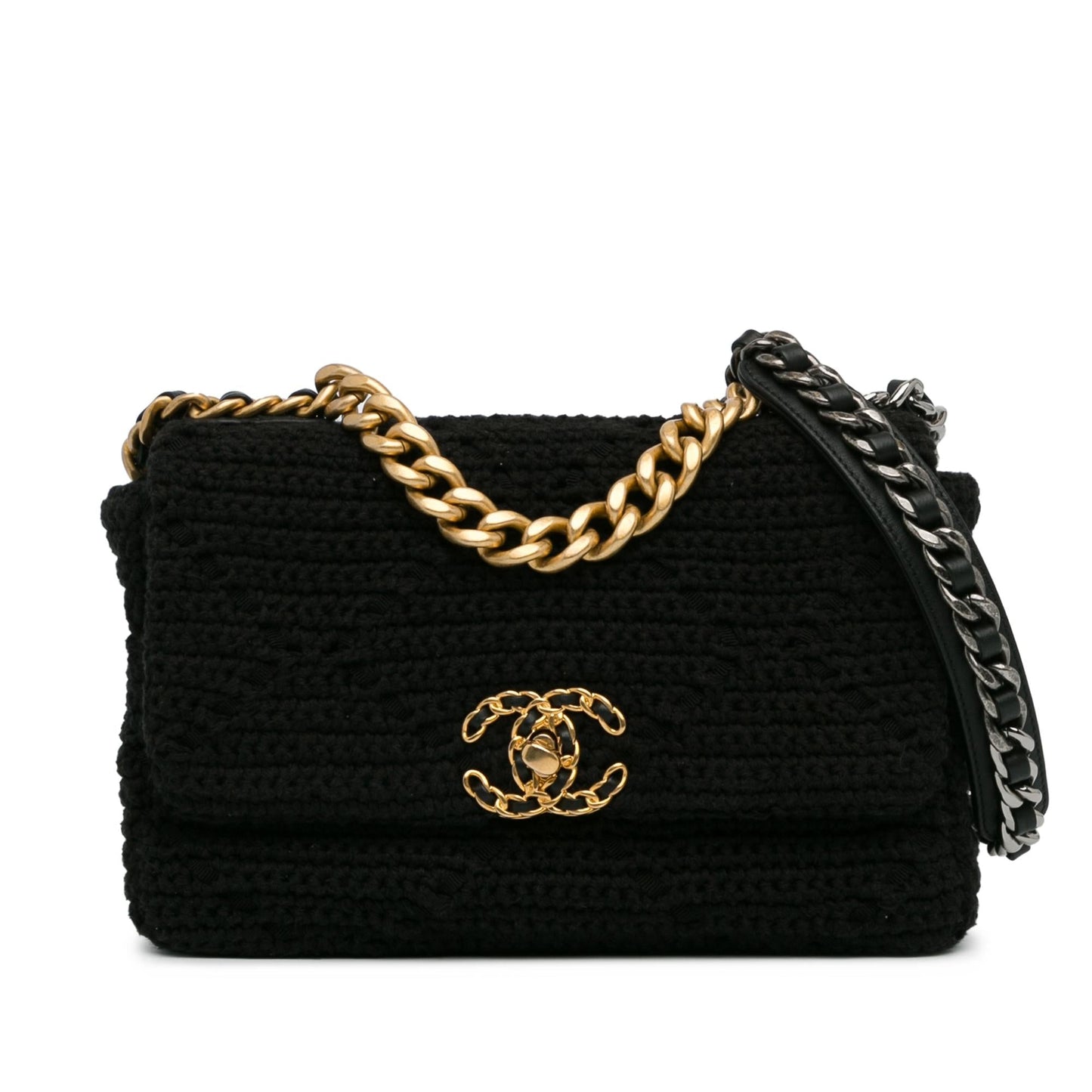 Chanel Medium Crochet 19 Flap (Shg-25L36S) Bag
